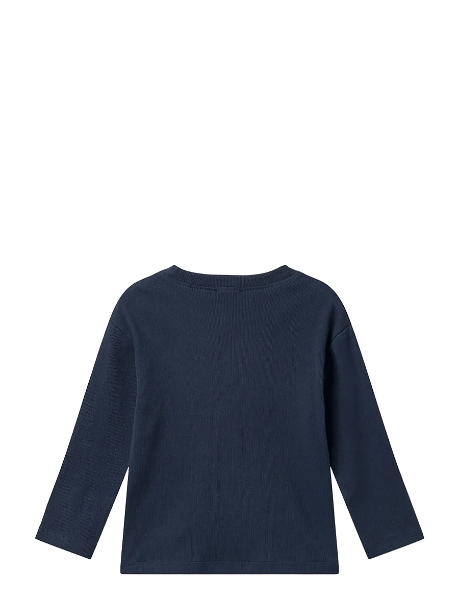 Copenhagen Colors - Long-sleeved Modal Rib T-shirt w. dropped shoulder - langärmelig - navy - 1