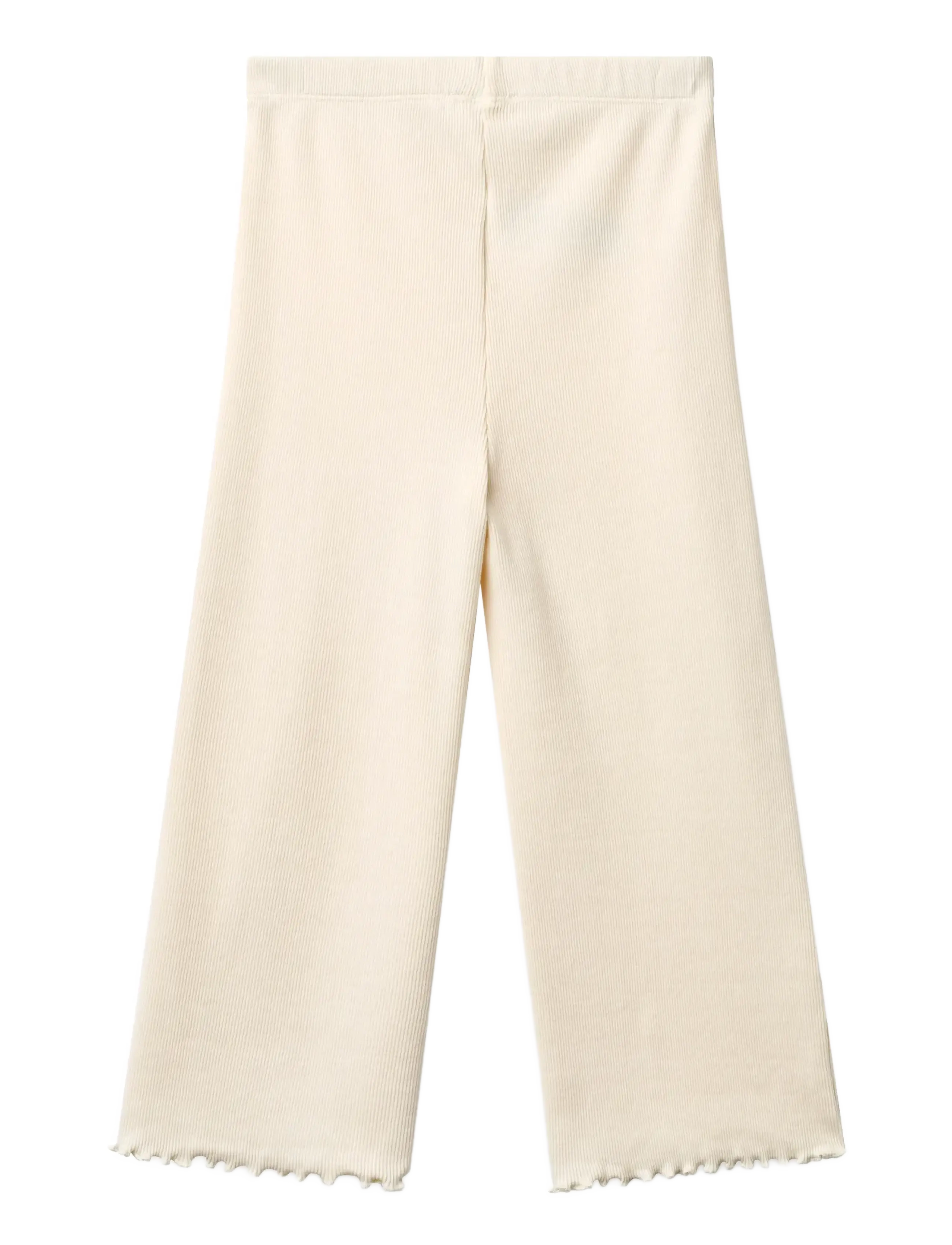 Copenhagen Colors - MODAL RIB WIDE PANTS - babyhosen - cream - 1