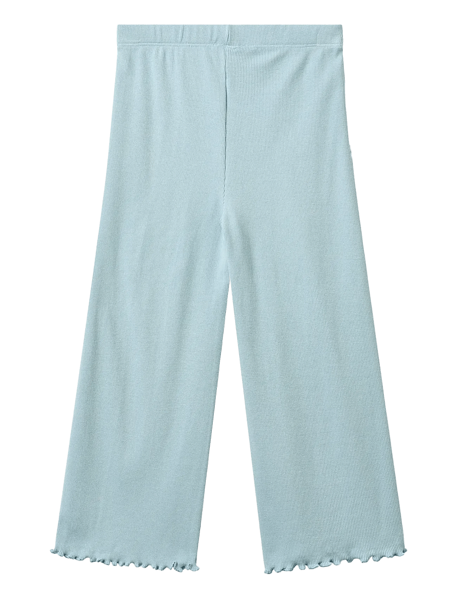 Copenhagen Colors - Modal Rib Wide Pants - babyhosen - dusty blue - 1