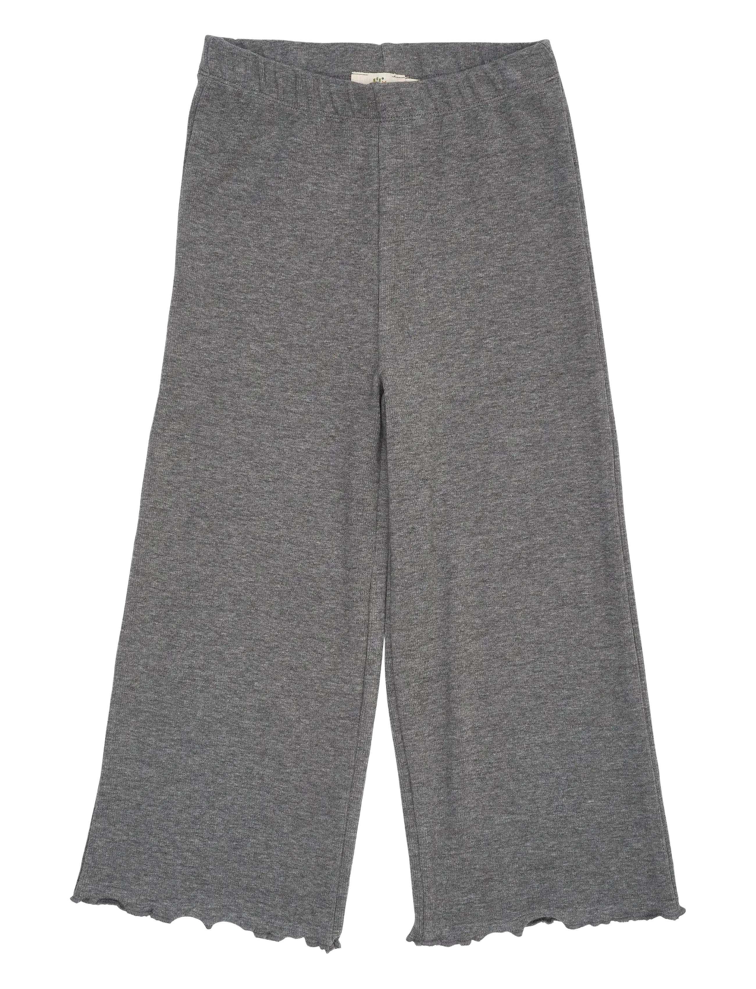 Copenhagen Colors MODAL RIB WIDE PANTS - Copenhagen Colors - GREY MEL. / grey