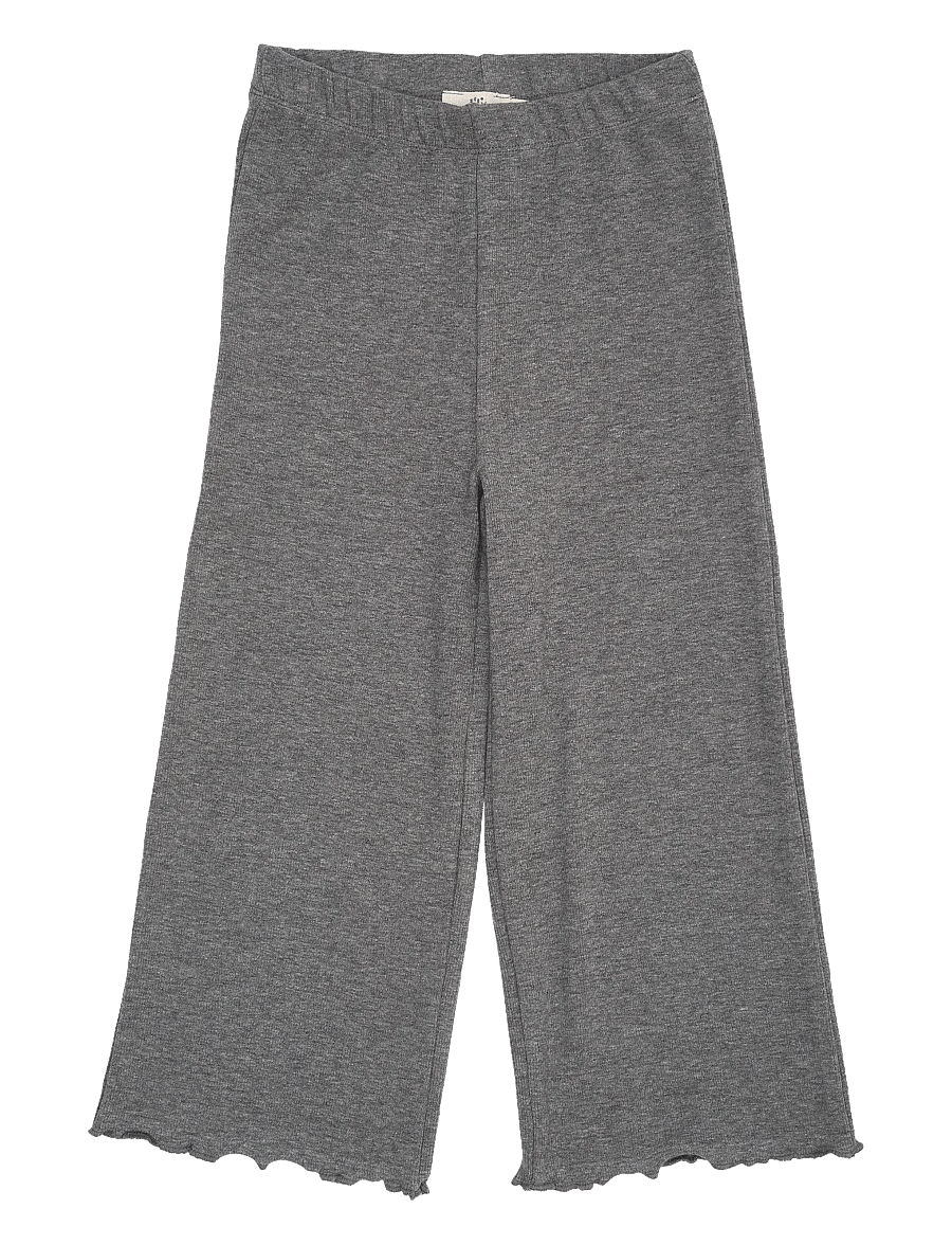 Copenhagen Colors - Modal Rib Wide Pants - babyhosen - grey mel. - 1