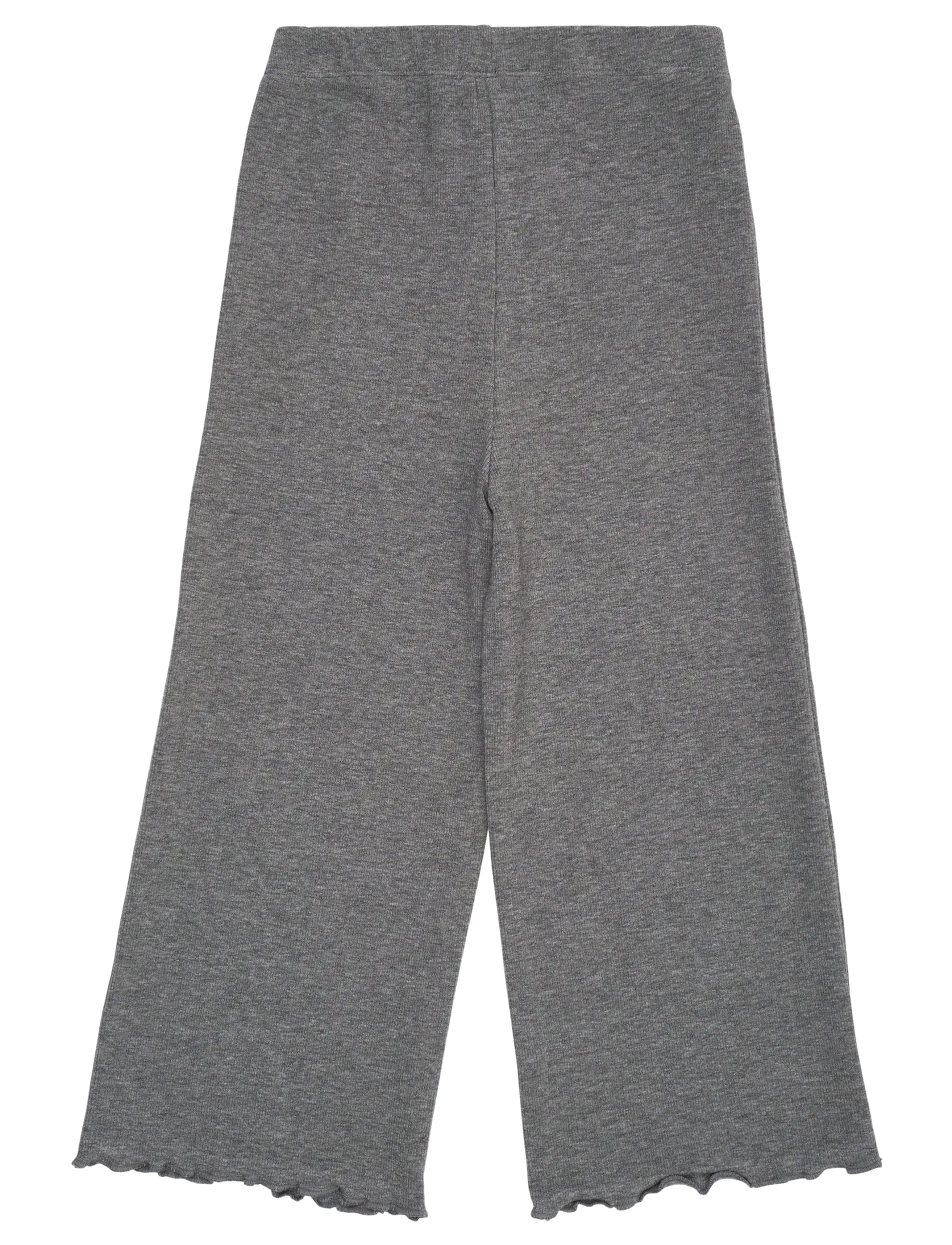 Copenhagen Colors - MODAL RIB WIDE PANTS - kelnytės kūdikiams - grey mel. - 2