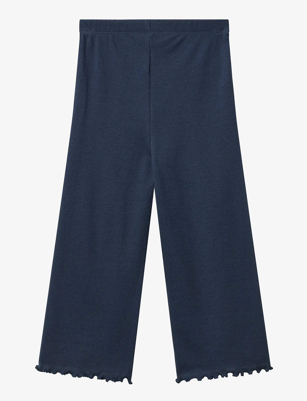 Copenhagen Colors - MODAL RIB WIDE PANTS - babybukser - navy - 1