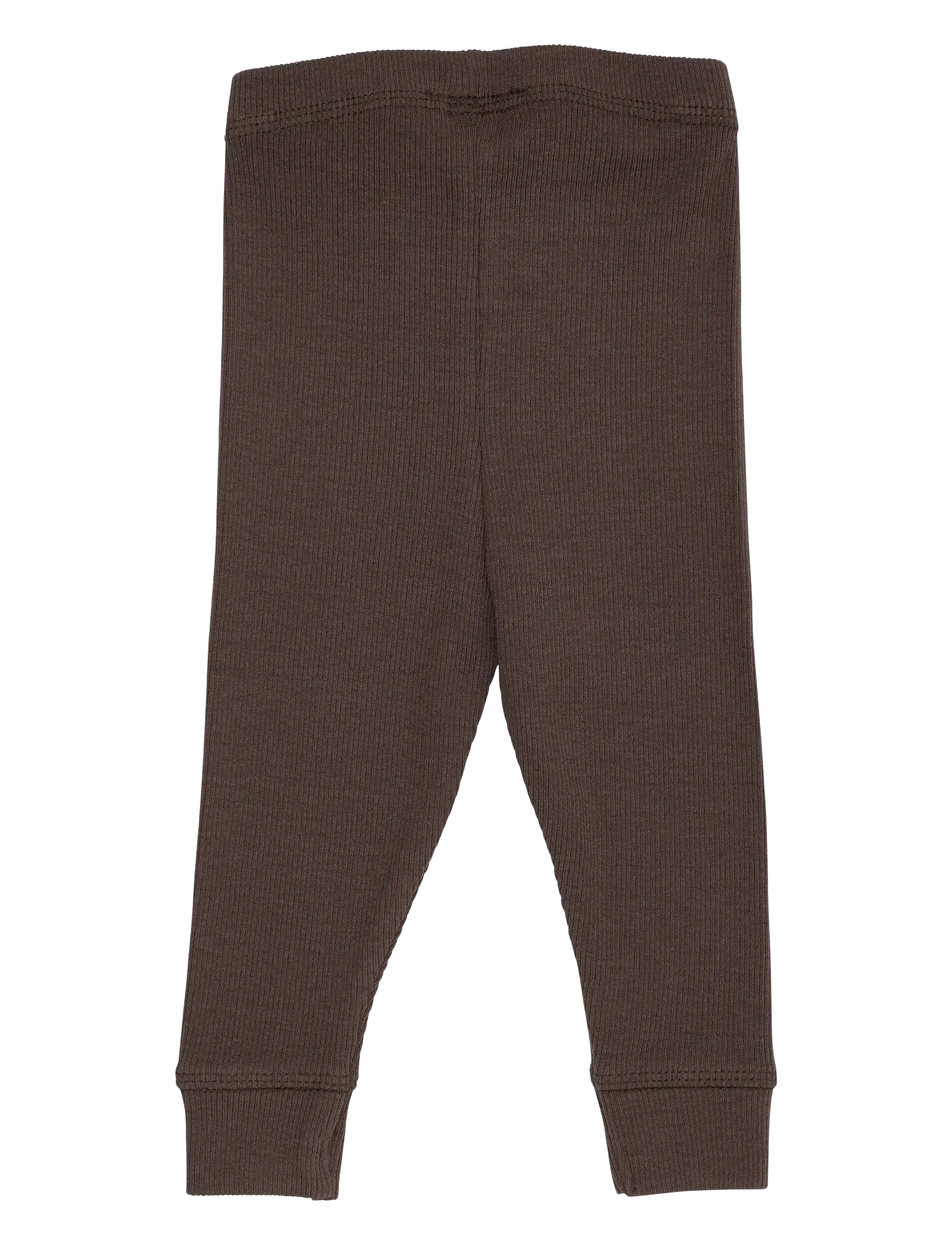 Copenhagen Colors - MODAL RIB LEGGINGS - leggings - dk brown - 1