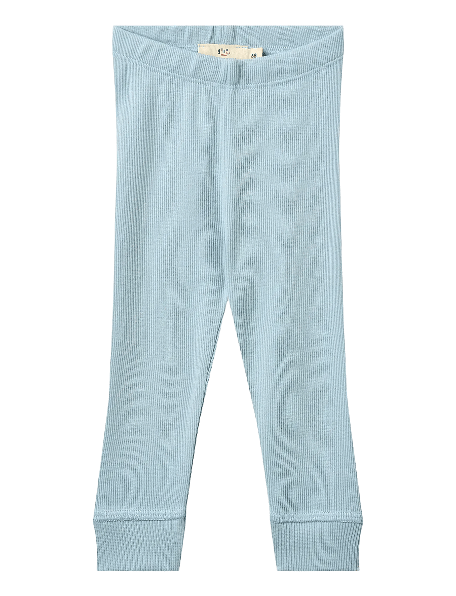 Copenhagen Colors - MODAL RIB LEGGINGS - leggings - dusty blue - 0