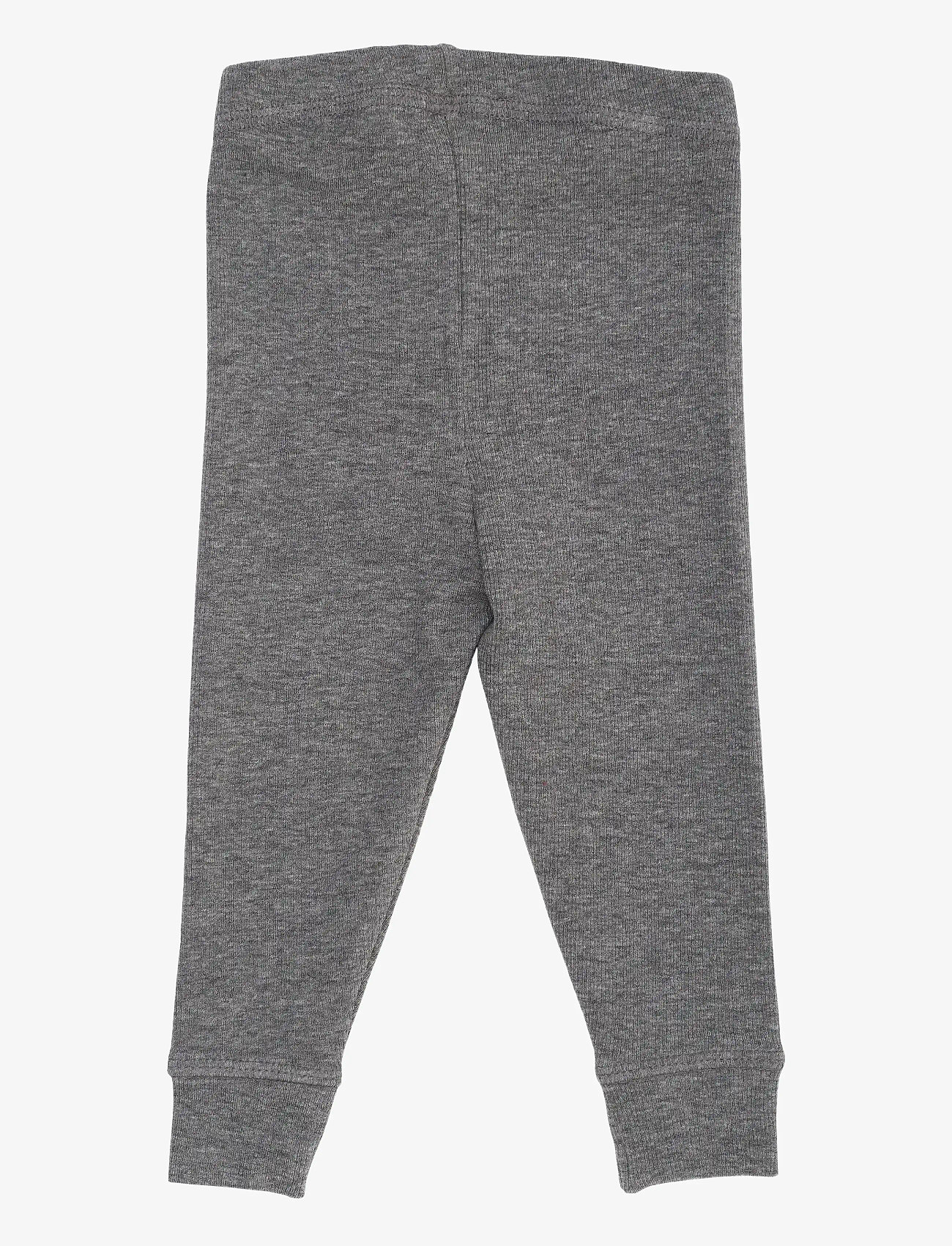Copenhagen Colors - MODAL RIB LEGGINGS - leggings - grey mel. - 1