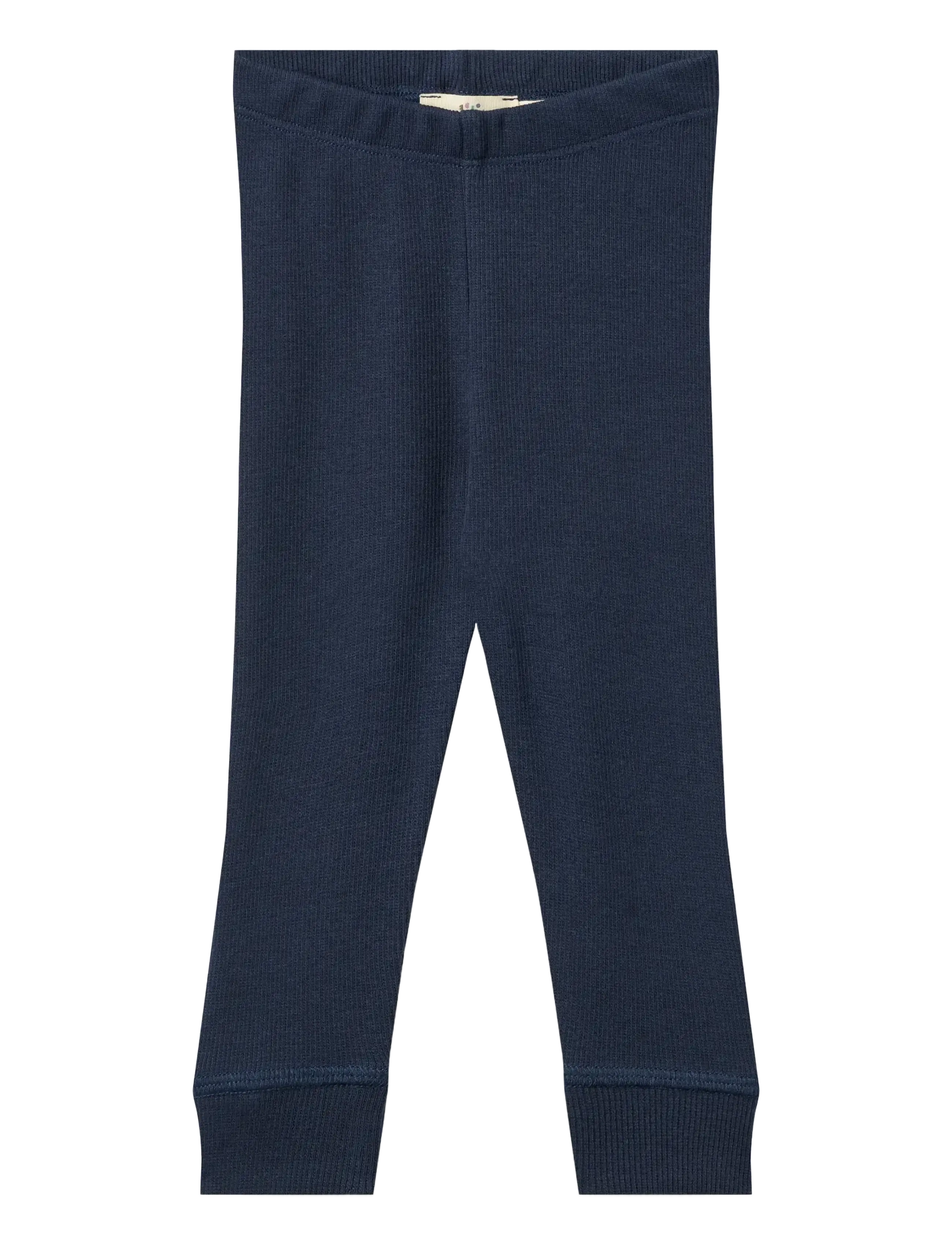 Copenhagen Colors MODAL RIB LEGGINGS - Doły - NAVY / navy