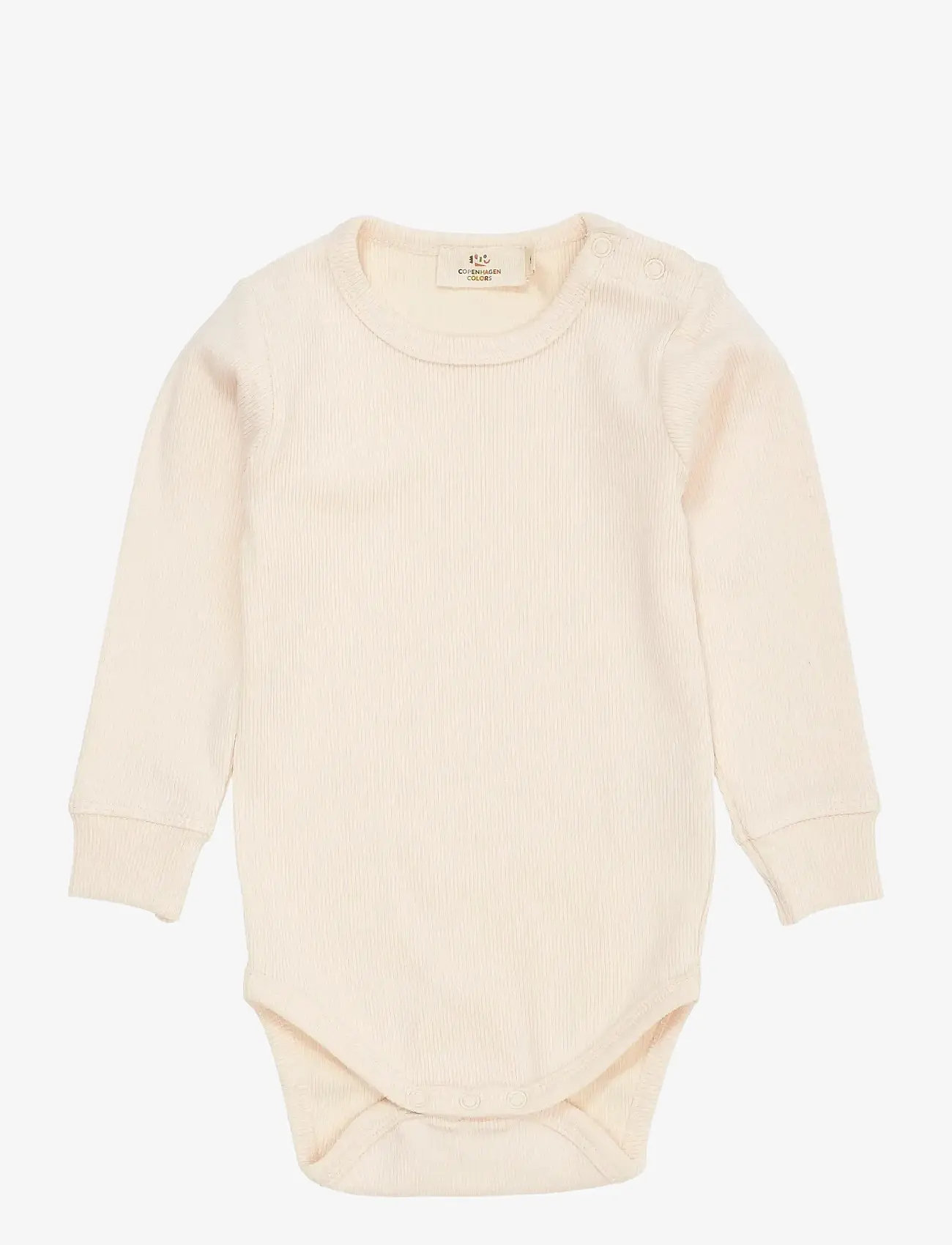 Copenhagen Colors - MODAL RIB LS BODY - långärmade bodies - dusty rose - 0