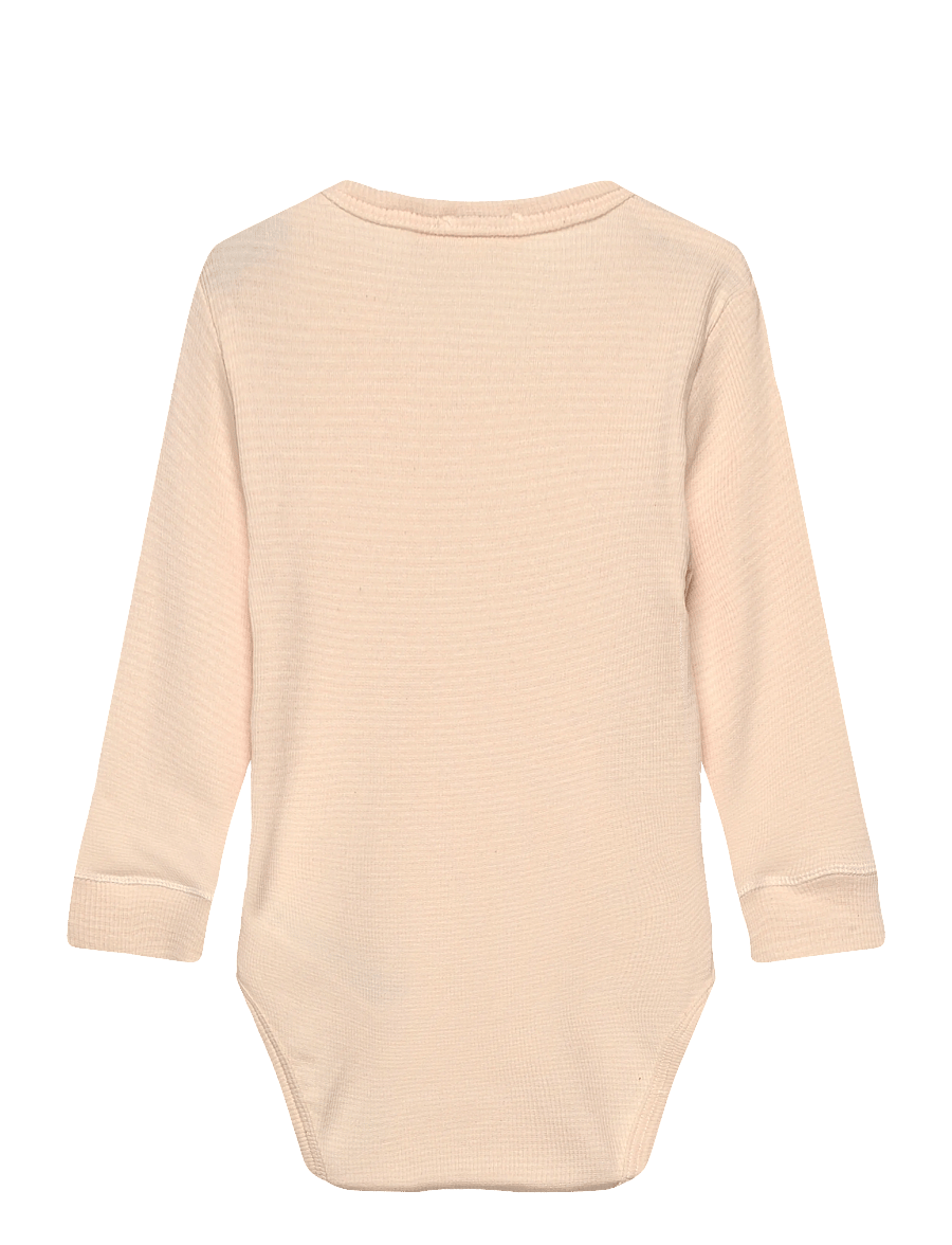 Copenhagen Colors - MODAL RIB LS BODY - smėlinukai ilgomis rankovėmis - dusty rose/cream stripe - 1