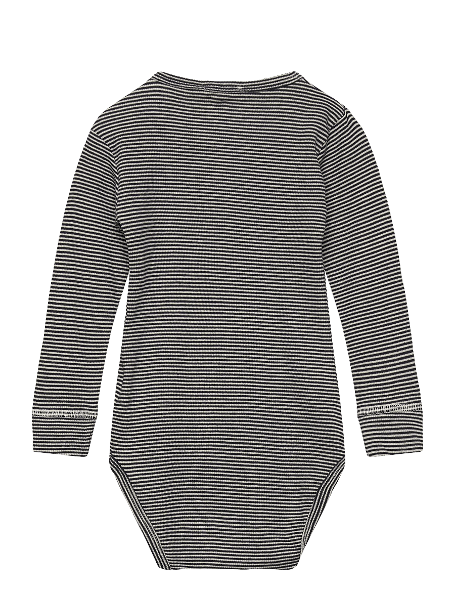 Copenhagen Colors - MODAL RIB LS BODY - langärmelige bodys - navy/cream stripe - 1