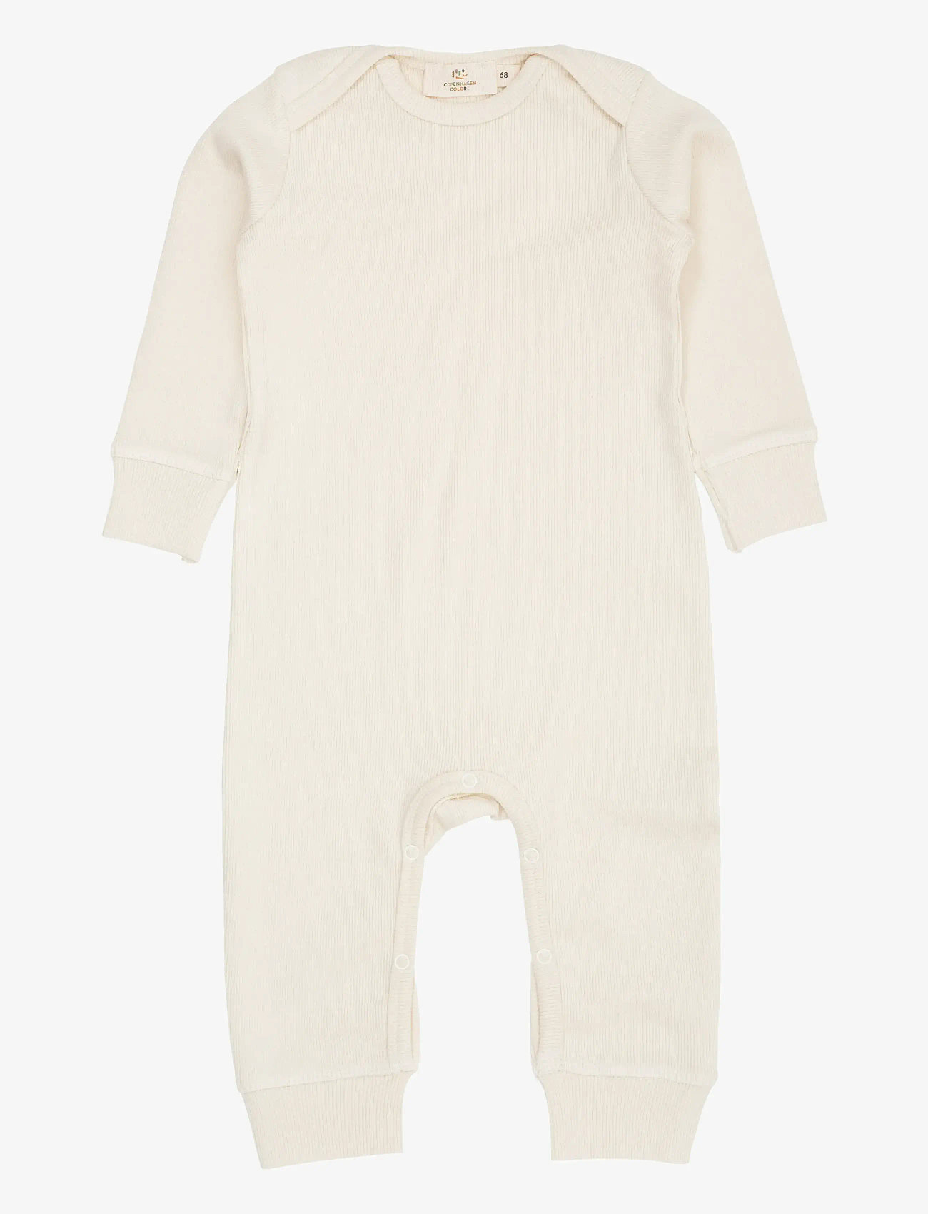 Copenhagen Colors - MODAL FULL BODY ROMPER - långärmade bodysuits - cream - 0