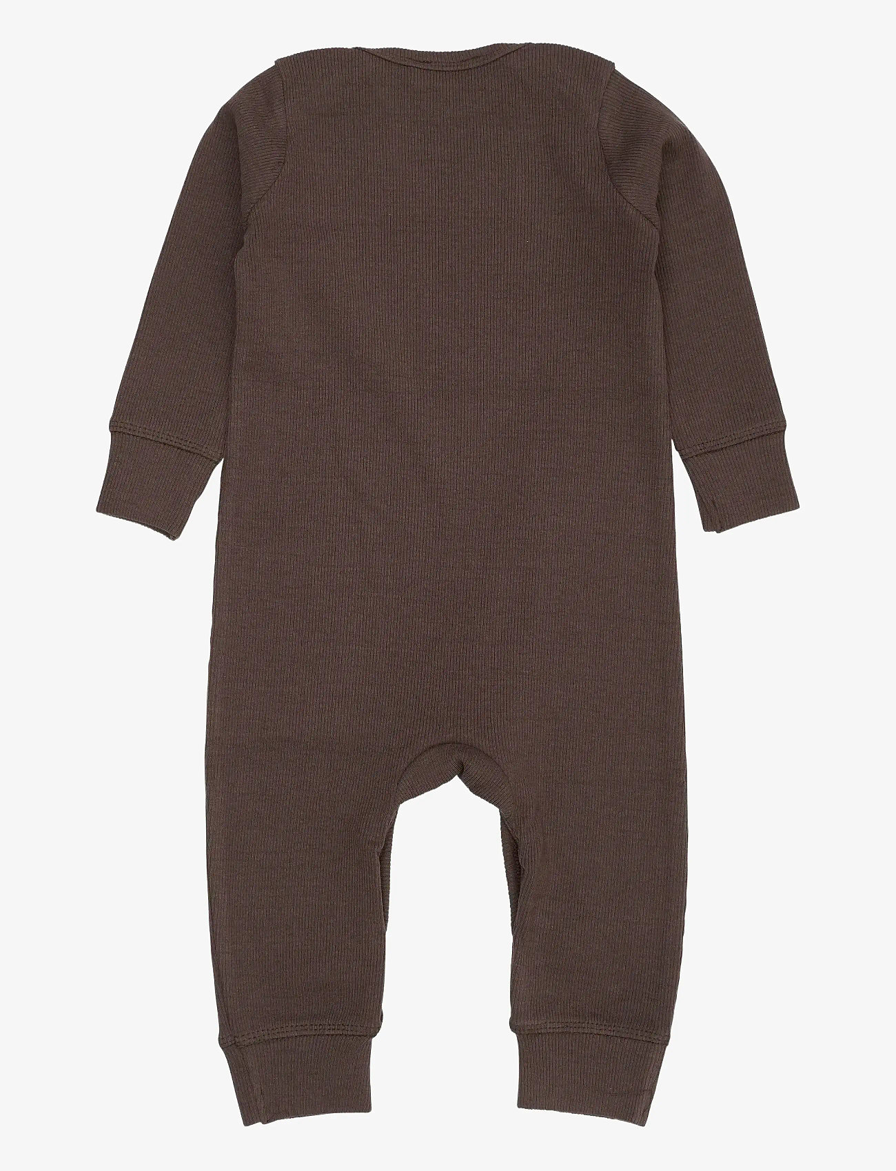 Copenhagen Colors - MODAL FULL BODY ROMPER - langärmelig - dk brown - 1