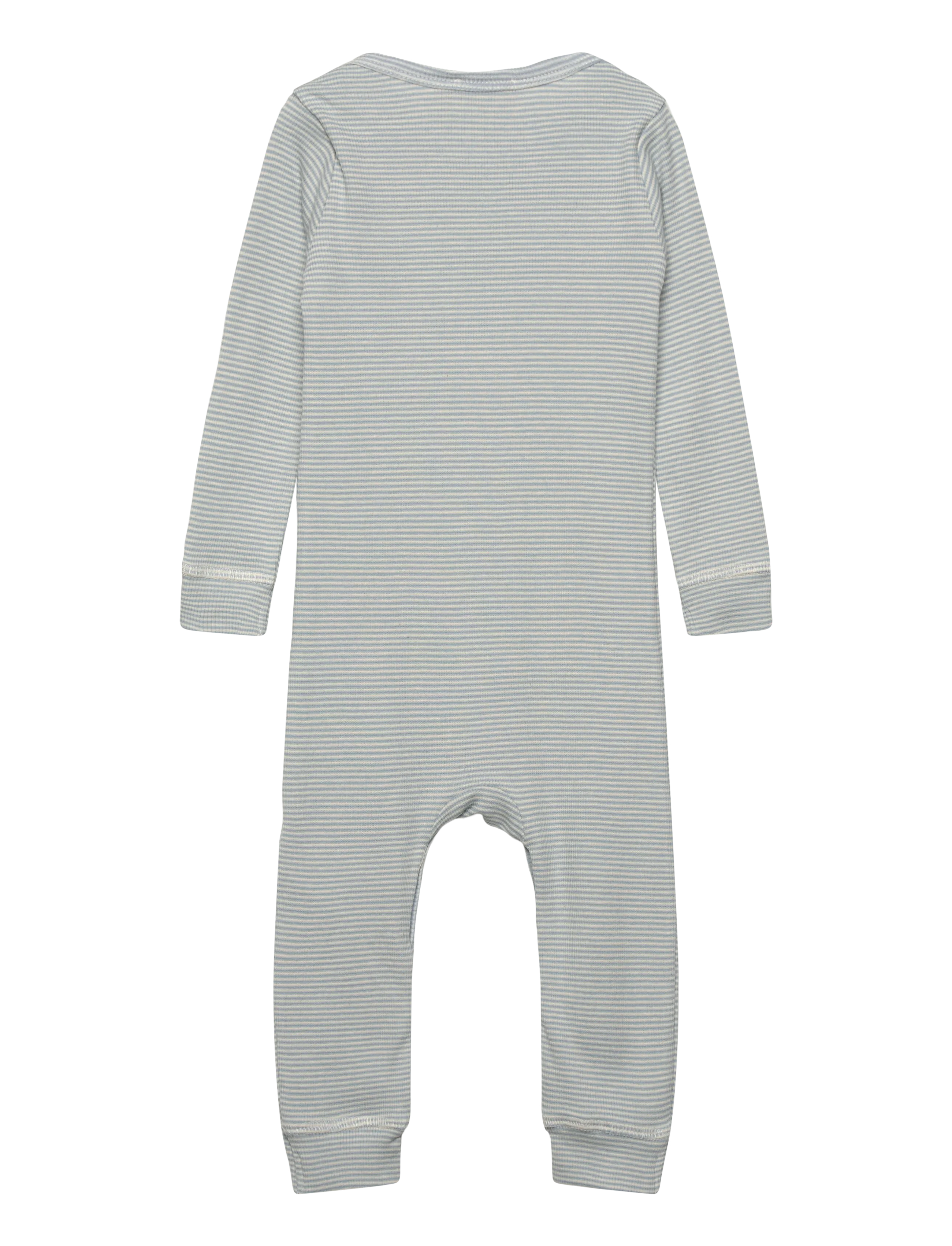 Copenhagen Colors - MODAL FULL BODY ROMPER - long-sleeved - dusty blue/cream stripe - 1