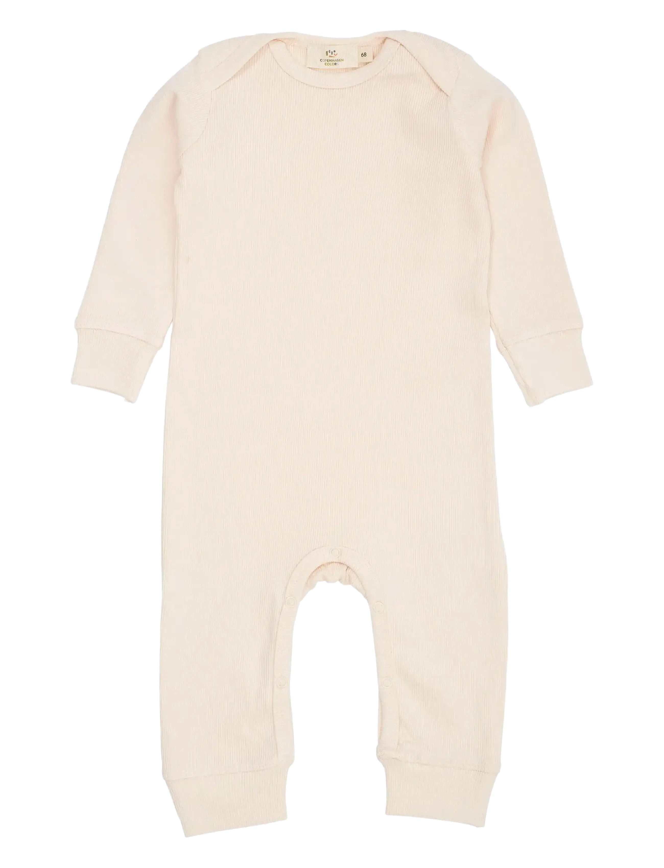 Copenhagen Colors Modal Full Body Romper, 86, Bodys, Rosa - Long-sleeved Kinder