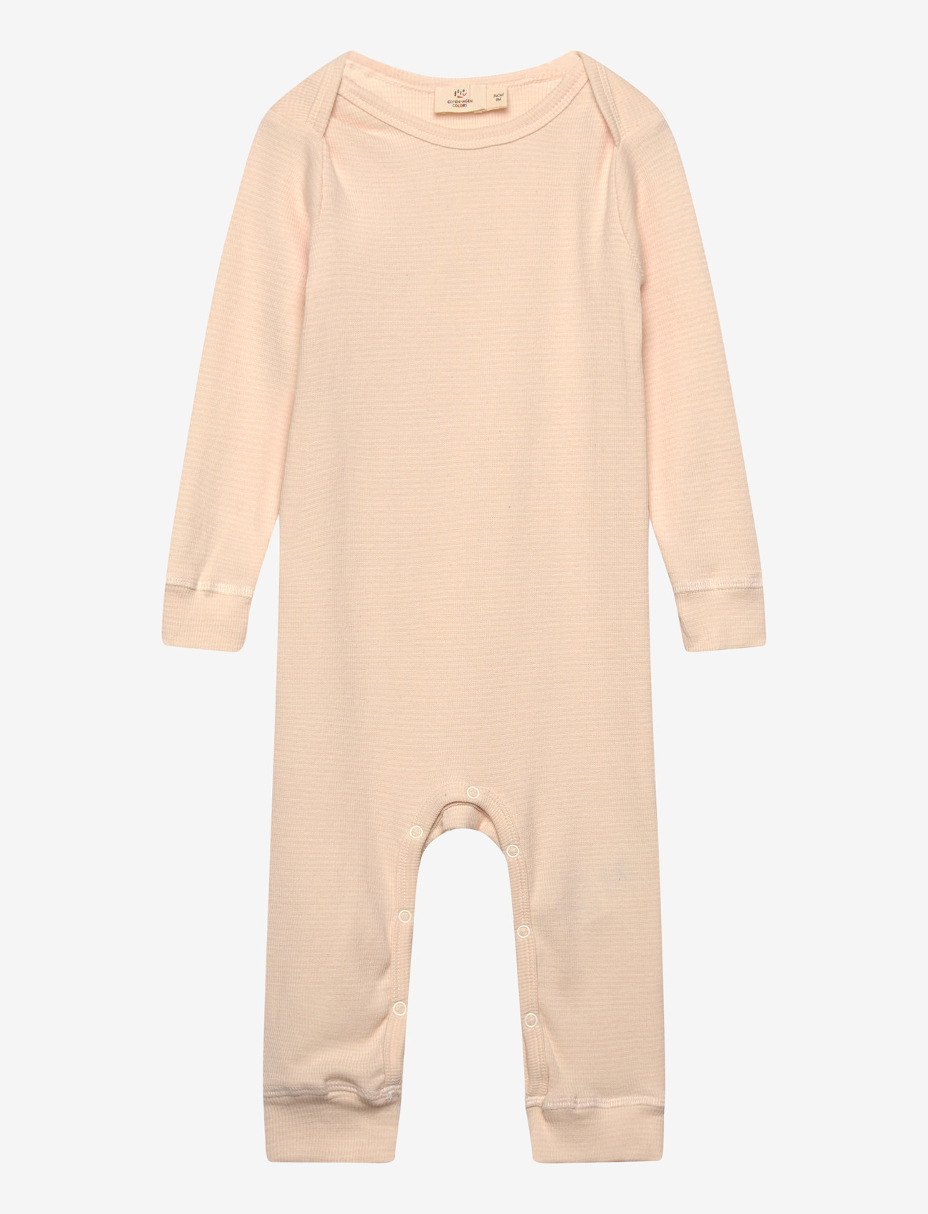 Copenhagen Colors - MODAL FULL BODY ROMPER - langærmede heldragter - dusty rose/cream stripe - 0