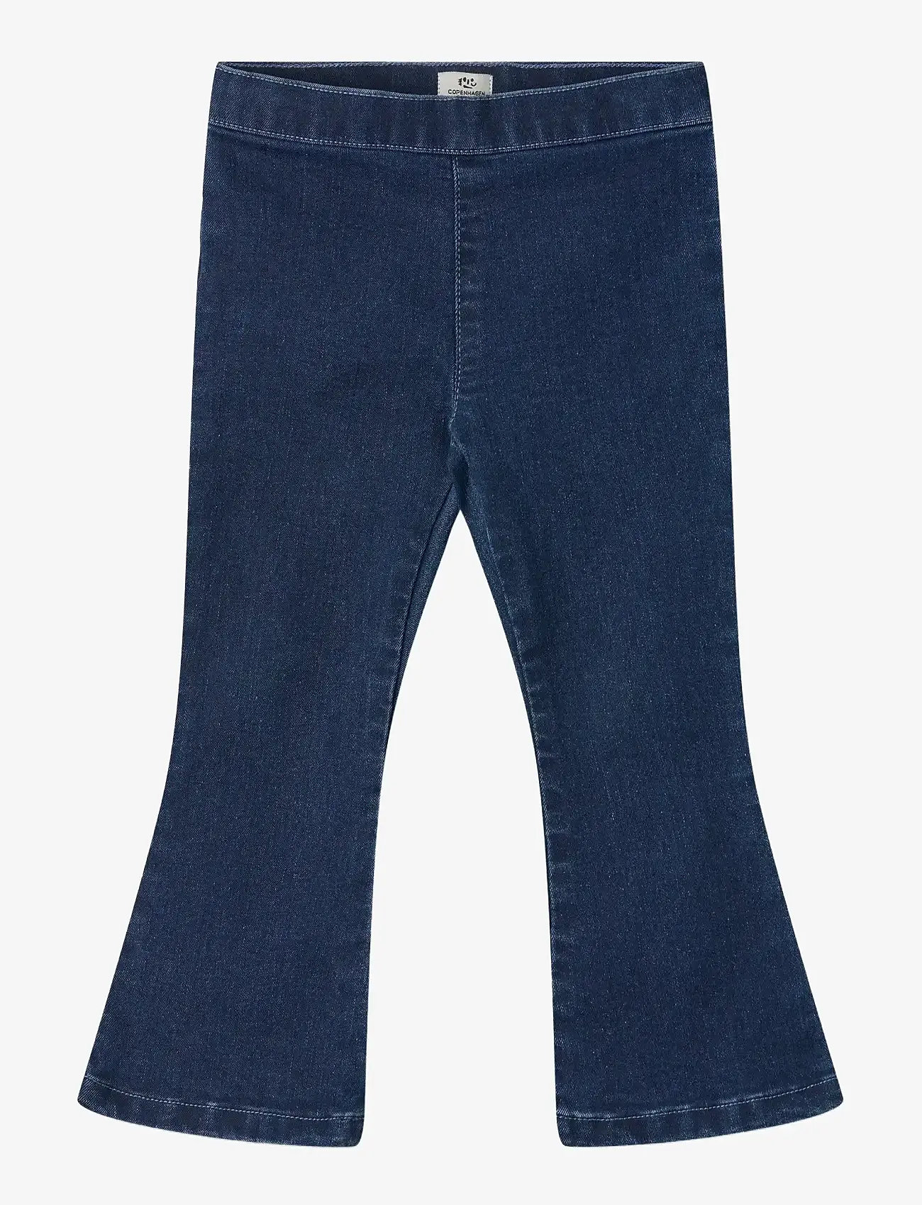 Copenhagen Colors - JEGGINGS W. FLARE- SUPER STRETCH - bootcut jeans - dark indigo blue washed - 1