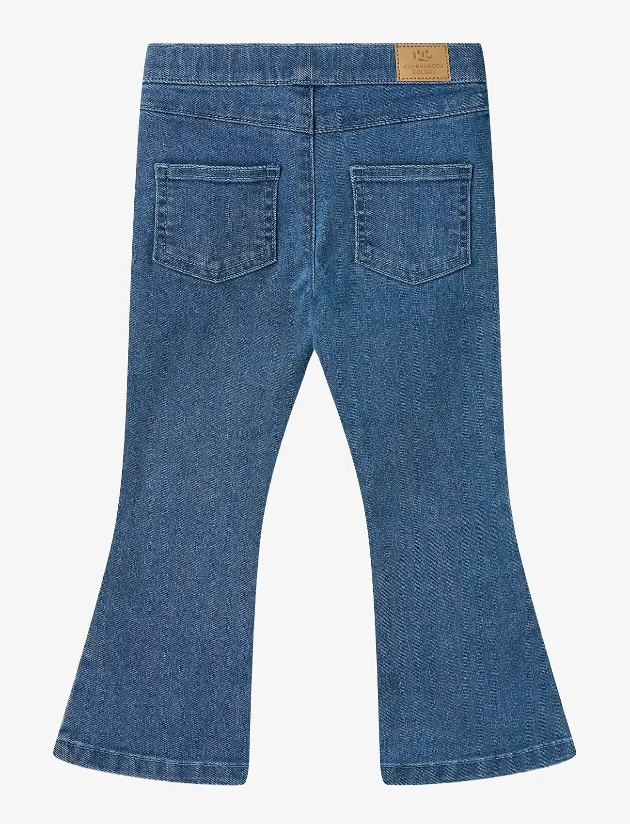 Copenhagen Colors - JEGGINGS W. FLARE- SUPER STRETCH - bootcut jeans - lt. blue indigo washed - 1