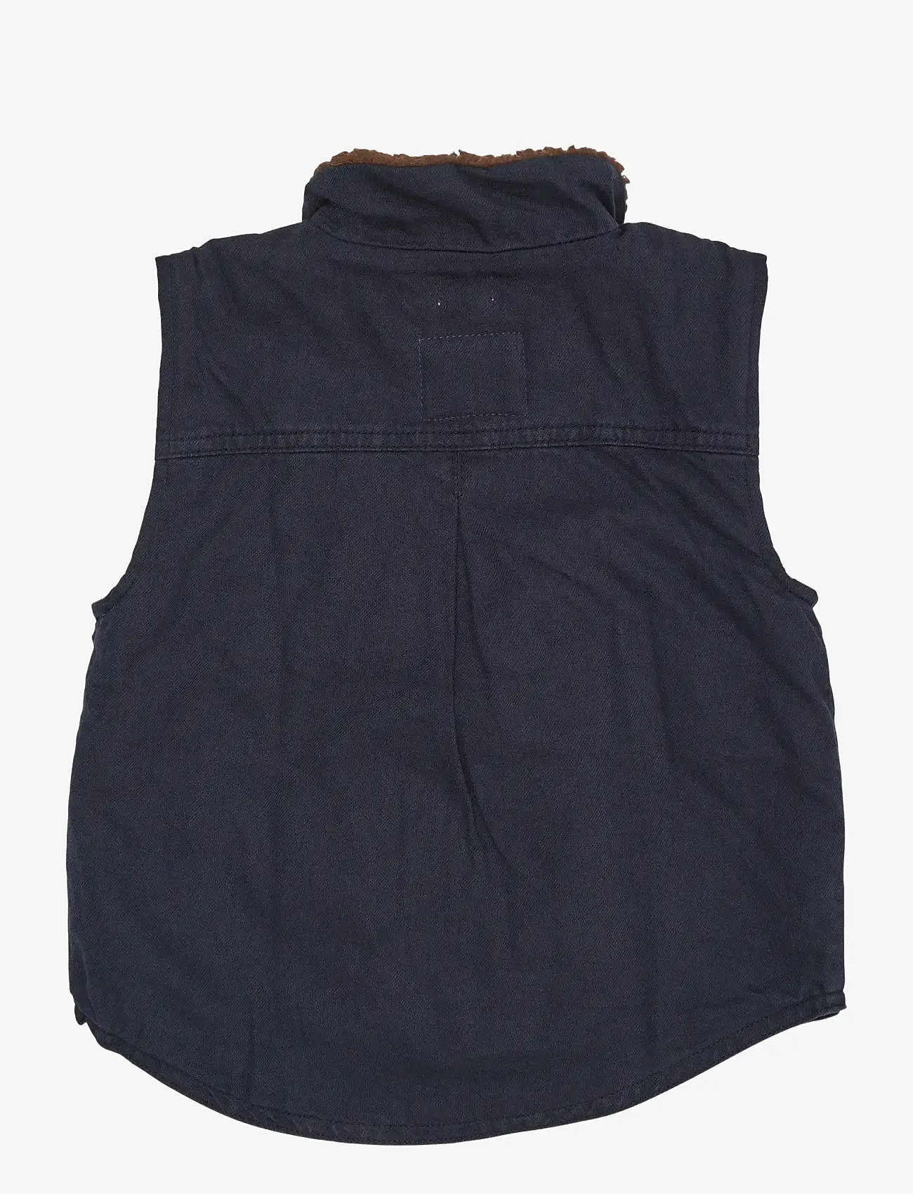 Copenhagen Colors - TWILL VEST W. SHERPA COLLAR - osta vanuse järgi - navy - 2