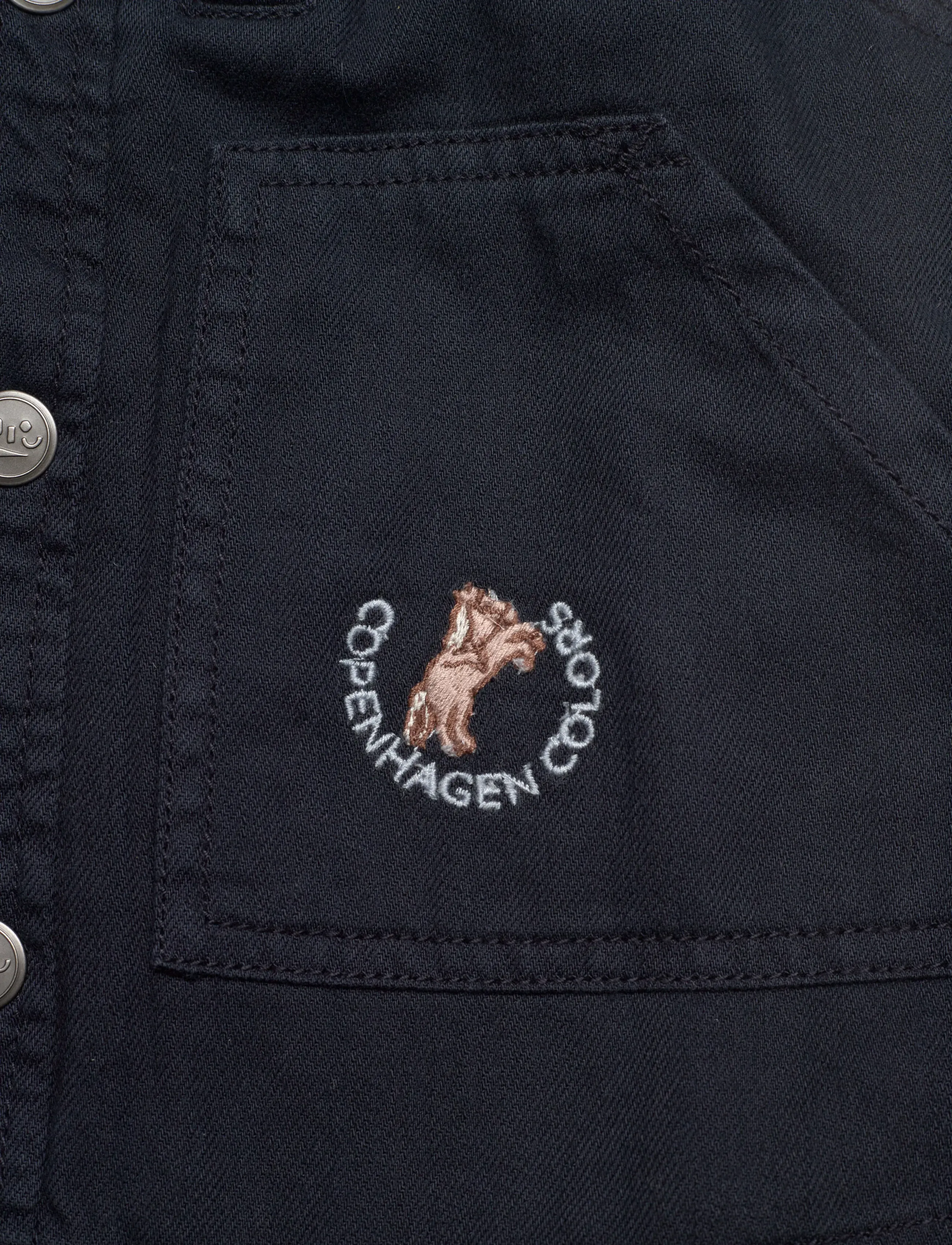 Copenhagen Colors - TWILL VEST W. SHERPA COLLAR - pirkite pagal amžių - navy - 4