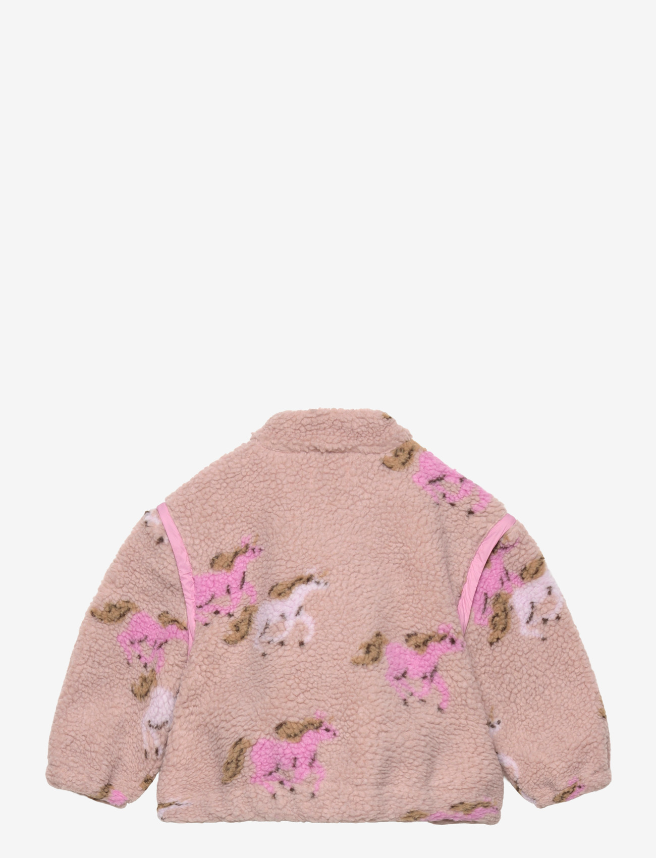 Copenhagen Colors - PRINTED TEDDY JACKET W. REMOVABLE SLEEVES - fleecejacken - rose/unicorn comb. - 1