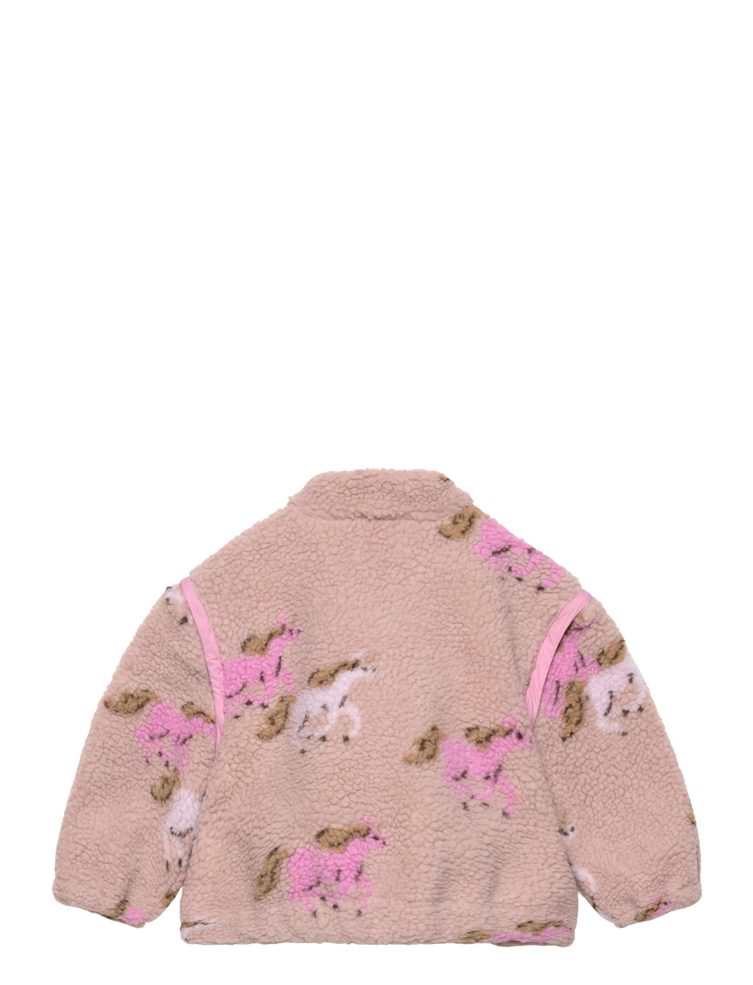 Copenhagen Colors - PRINTED TEDDY JACKET W. REMOVABLE SLEEVES - efterårsjakker - rose/unicorn comb. - 1
