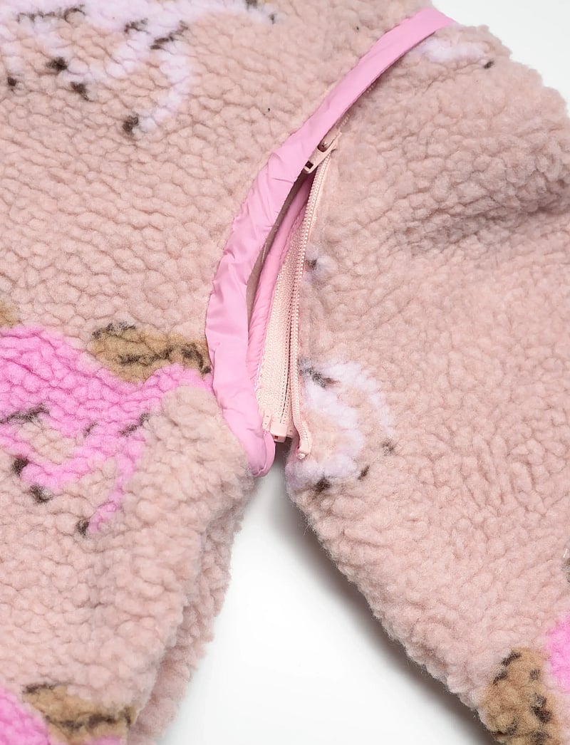 Copenhagen Colors - PRINTED TEDDY JACKET W. REMOVABLE SLEEVES - fleecejacken - rose/unicorn comb. - 4