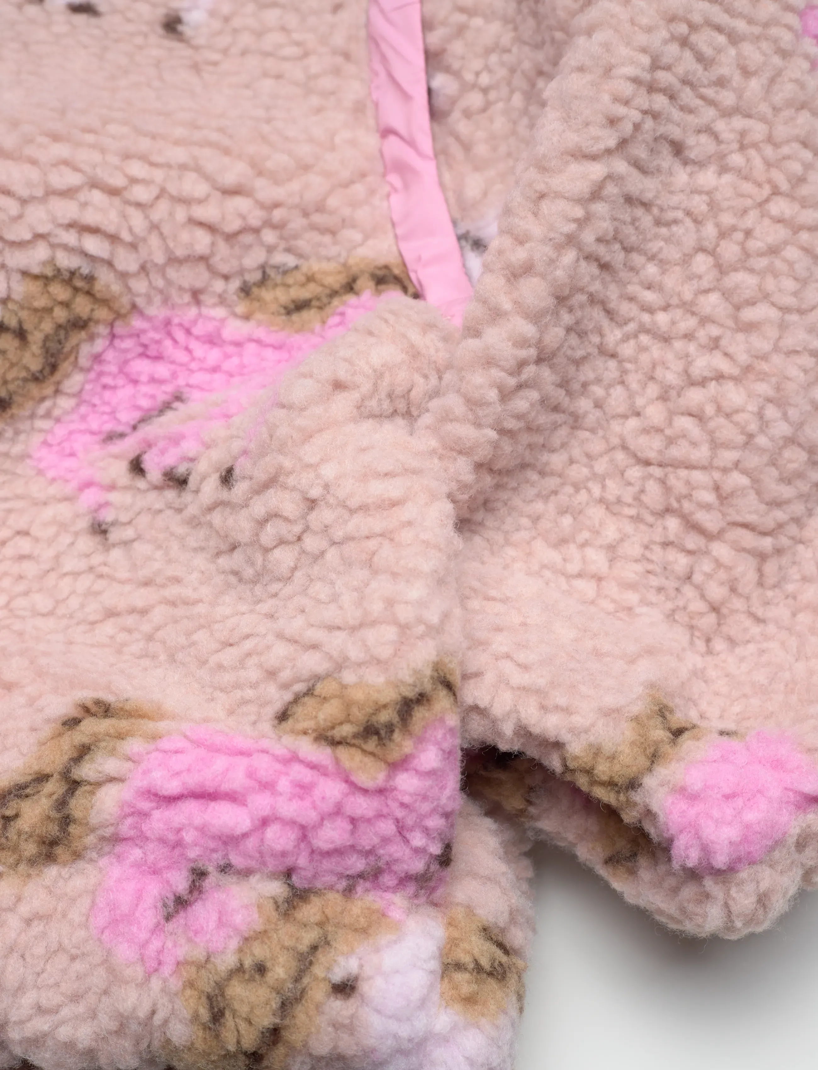 Copenhagen Colors - PRINTED TEDDY JACKET W. REMOVABLE SLEEVES - efterårsjakker - rose/unicorn comb. - 5
