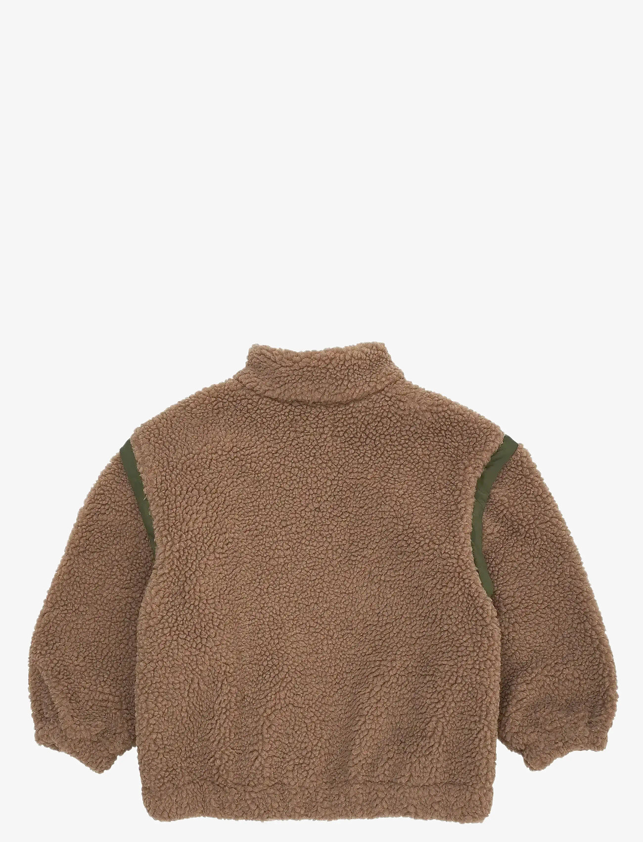 Copenhagen Colors - TEDDY JACKET W. REMOVABLE SLEEVES - fleecejacken - natural/green comb. - 2
