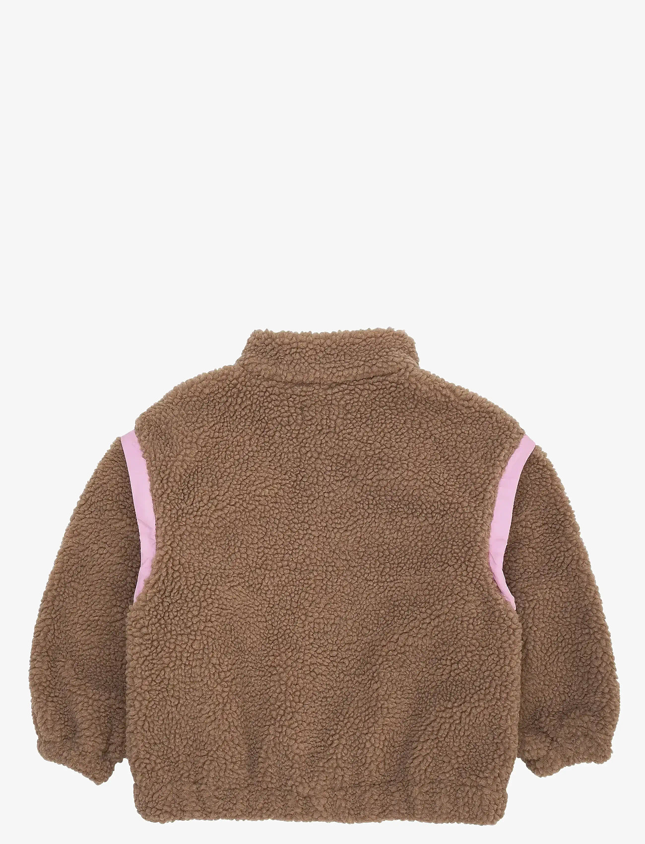 Copenhagen Colors - TEDDY JACKET W. REMOVABLE SLEEVES - fleece jackets - natural/pink comb. - 2