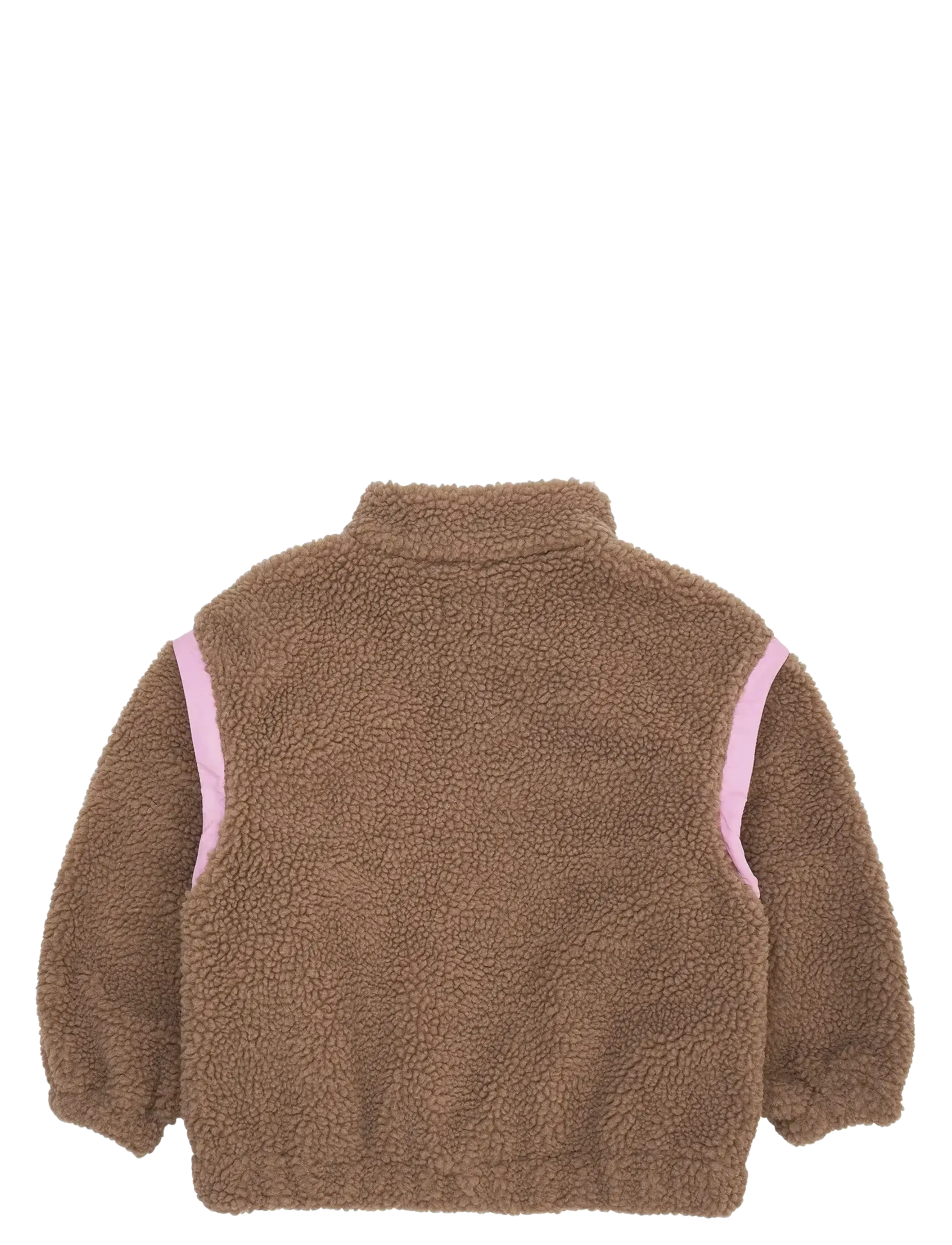 Copenhagen Colors - TEDDY JACKET W. REMOVABLE SLEEVES - fleecejacken - natural/pink comb. - 2