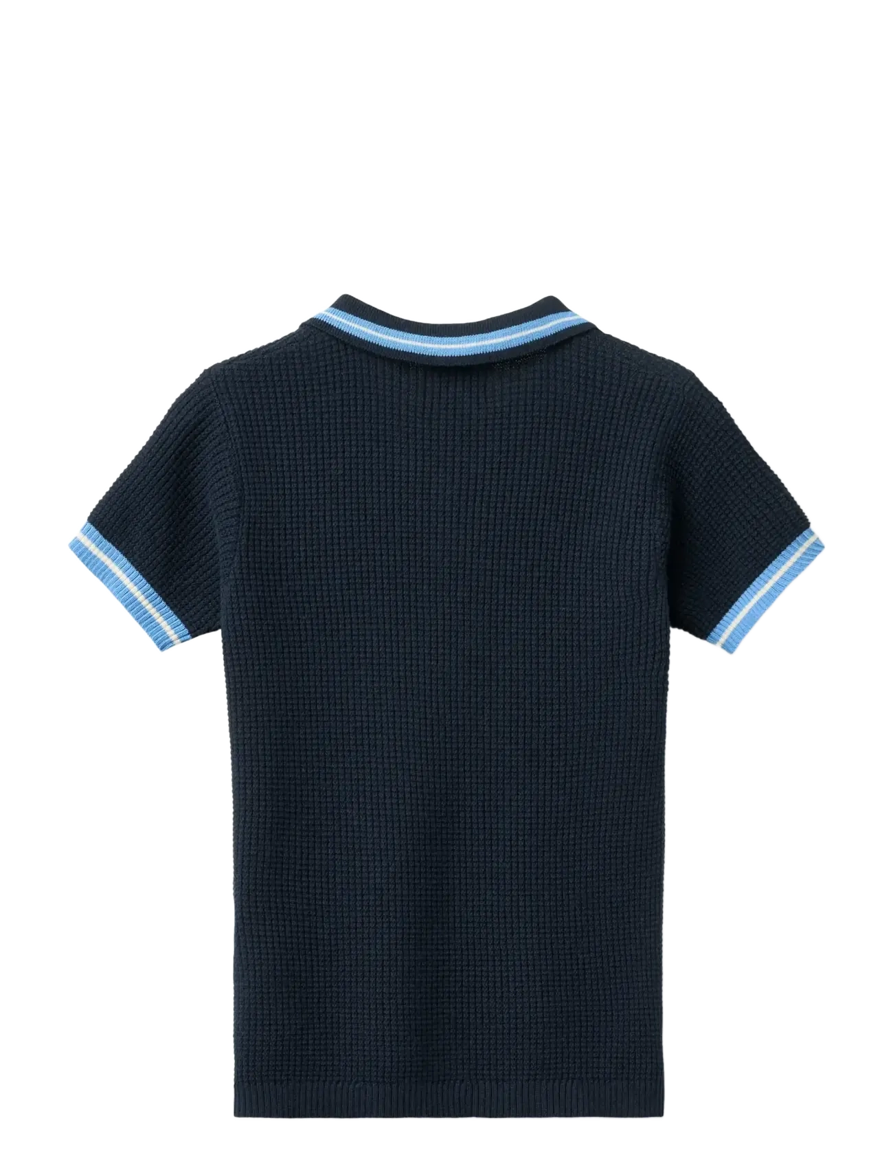 Copenhagen Colors - KNITTED PATTERN POLO - poloshirts - navy, blue, cream comb. - 2