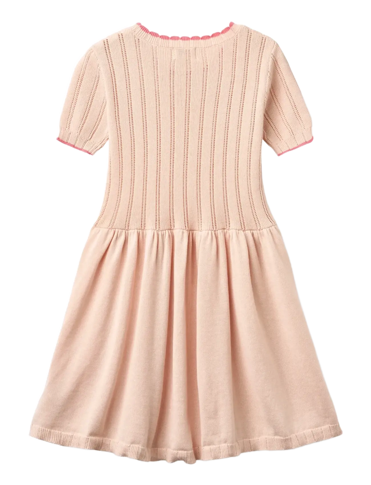 Copenhagen Colors - KNITTED POINTELLE DRESS - robes pour bébés à manches courtes - dusty rose comb - 2