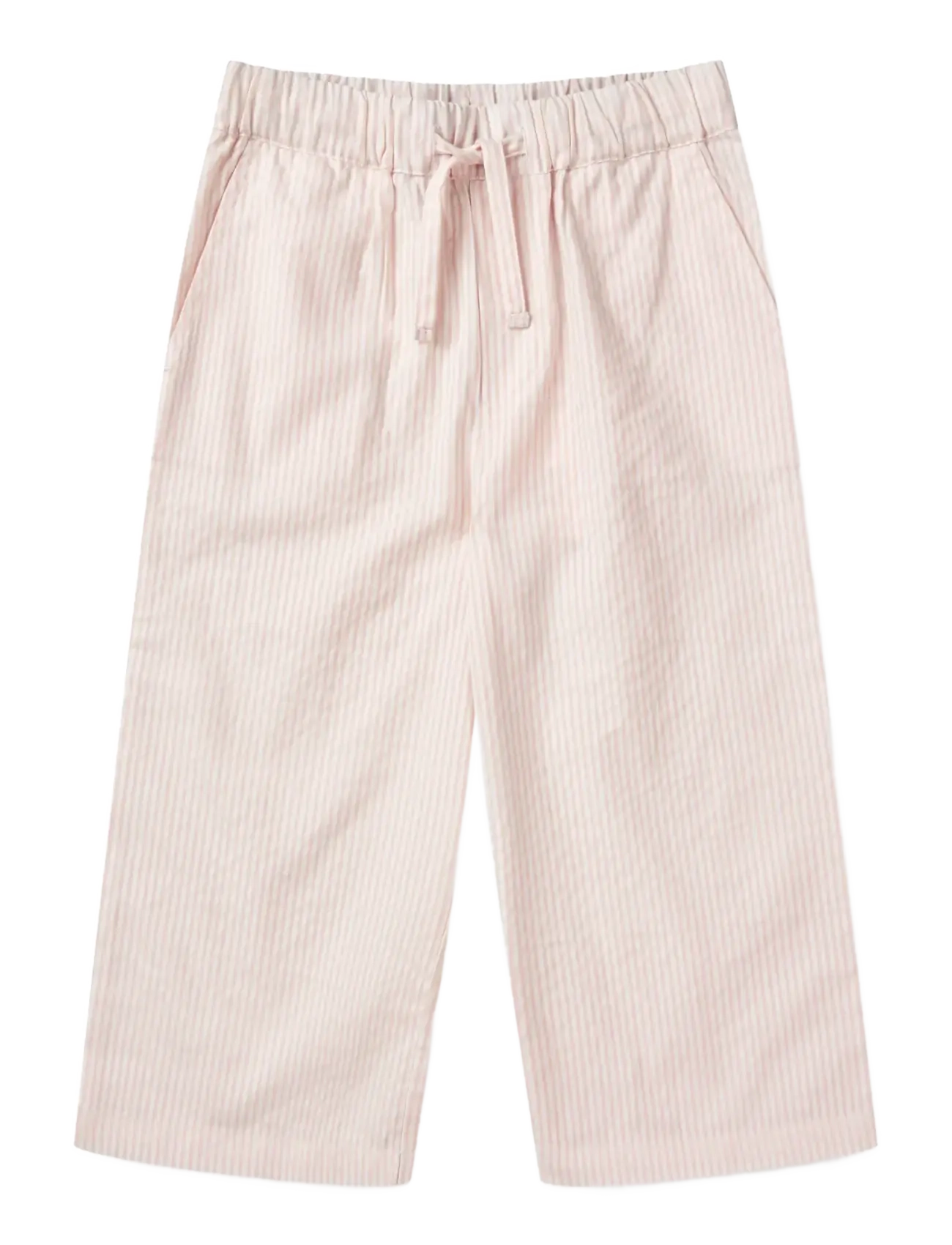 Copenhagen Colors SEERSUCKER PAJAMA PANTS - Tøj - DUSTY ROSE W CREAM STRIPE / pink/rose