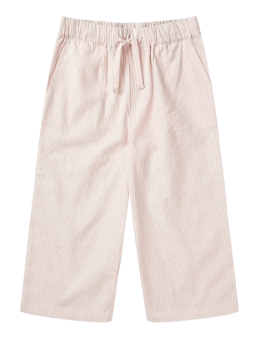 Copenhagen Colors - SEERSUCKER PAJAMA PANTS - pyjamas - dusty rose w cream stripe - 0