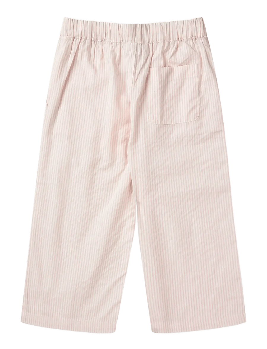 Copenhagen Colors - SEERSUCKER PAJAMA PANTS - pyjamas - dusty rose w cream stripe - 1