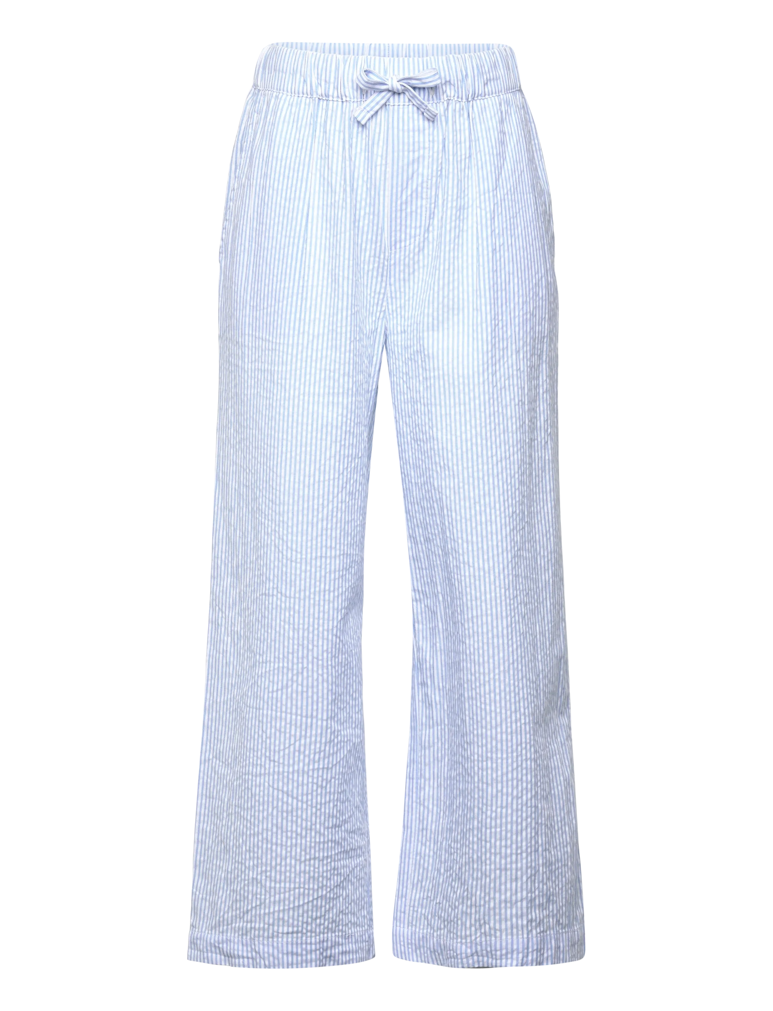 Copenhagen Colors SEERSUCKER PAJAMA PANTS - Kids 98-134 - SKY BLUE W CREAM STRIPE / multi