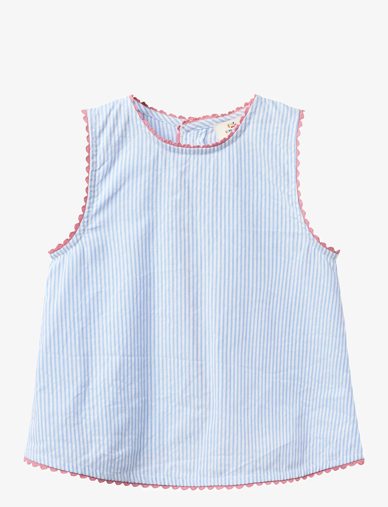 Copenhagen Colors - SEERSUCKER DECO SET - lühikeste varrukatega t-särkide komplektid - sky blue w cream stripe - 4