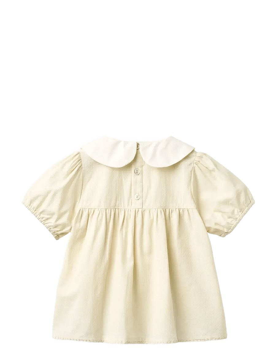 Copenhagen Colors - BLOUSE W. DECO EDGE - blusen & tuniken - cream comb. - 2