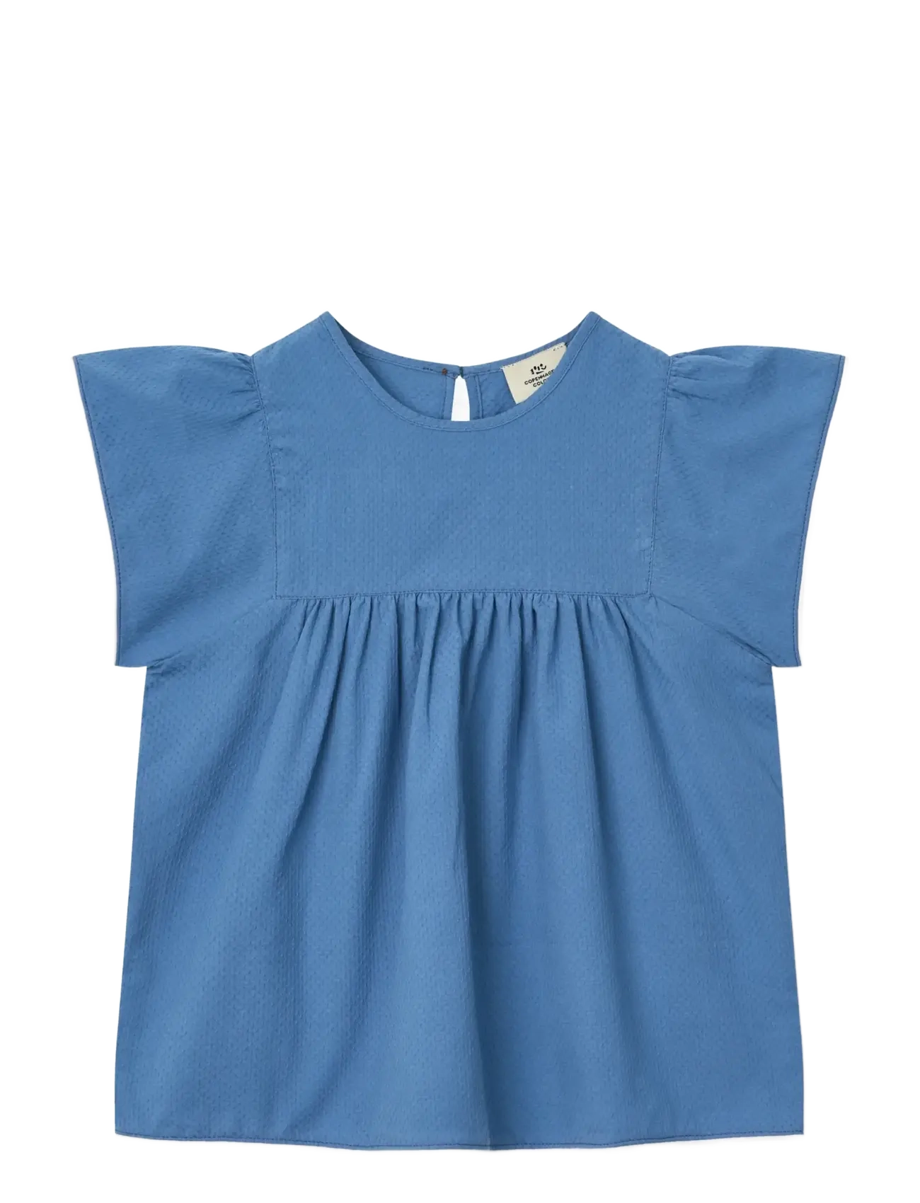 Copenhagen Colors BLOUSE W. CONTRAST PIPING - Copenhagen Colors - OCEAN BLUE COMB. / blue