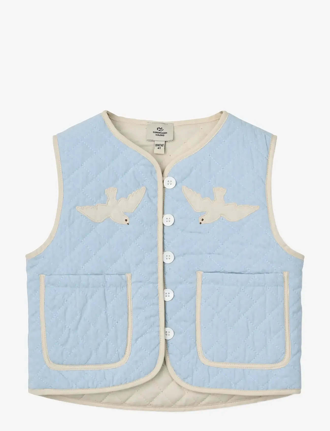 Copenhagen Colors - QUILTED  VEST - shop efter alder - lt. blue comb. - 1