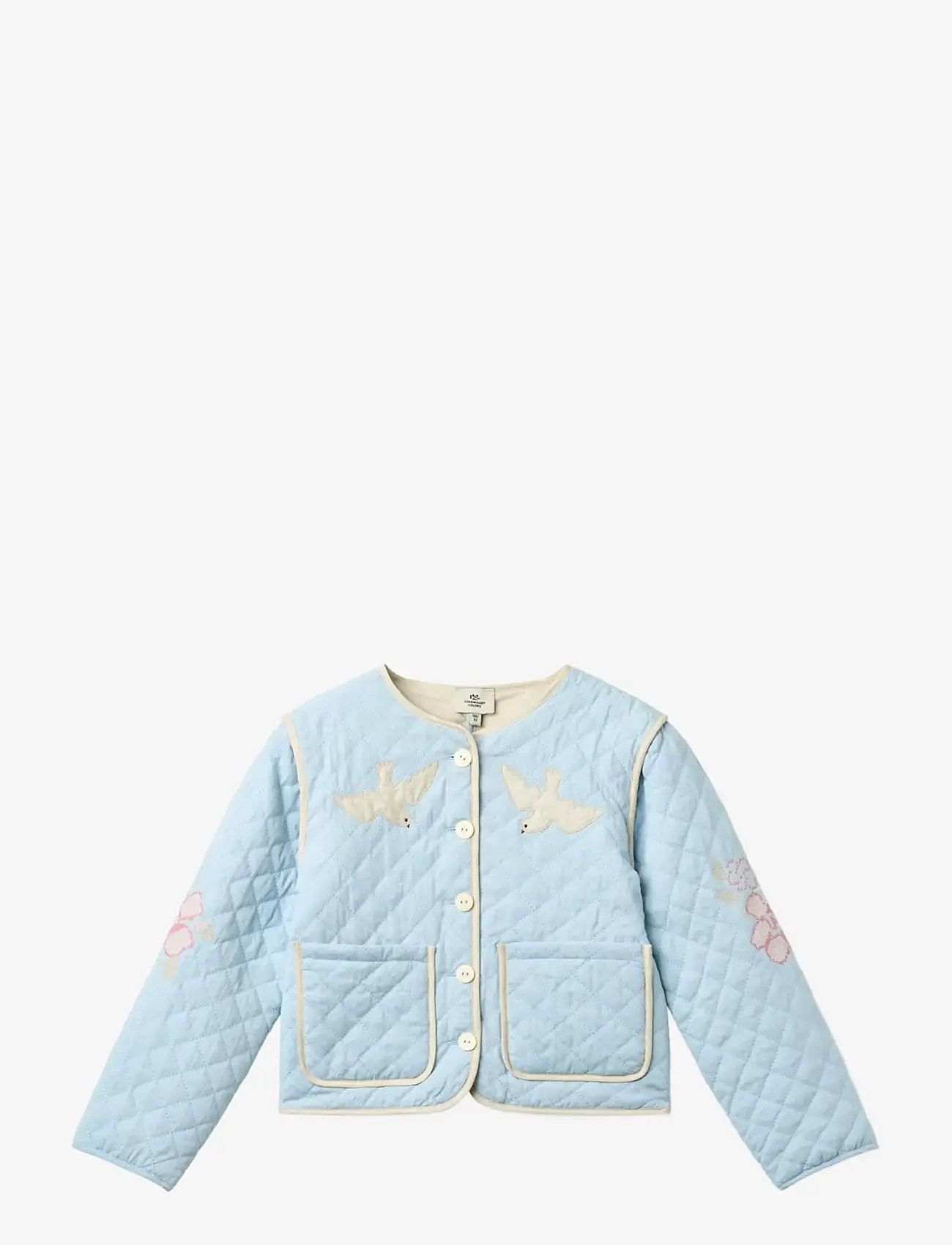 Copenhagen Colors - QUILTED JACKET - quilted jackets - lt. blue comb. - 0