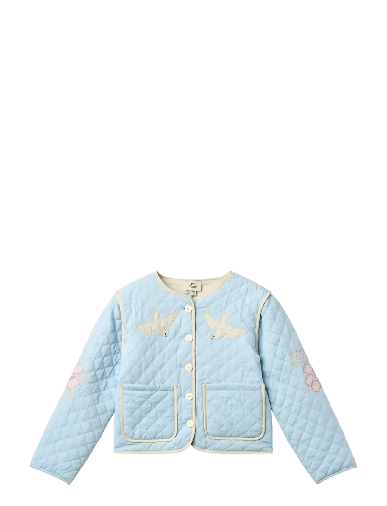 Copenhagen Colors QUILTED JACKET - Teens 140-176 - LT. BLUE COMB. / blue