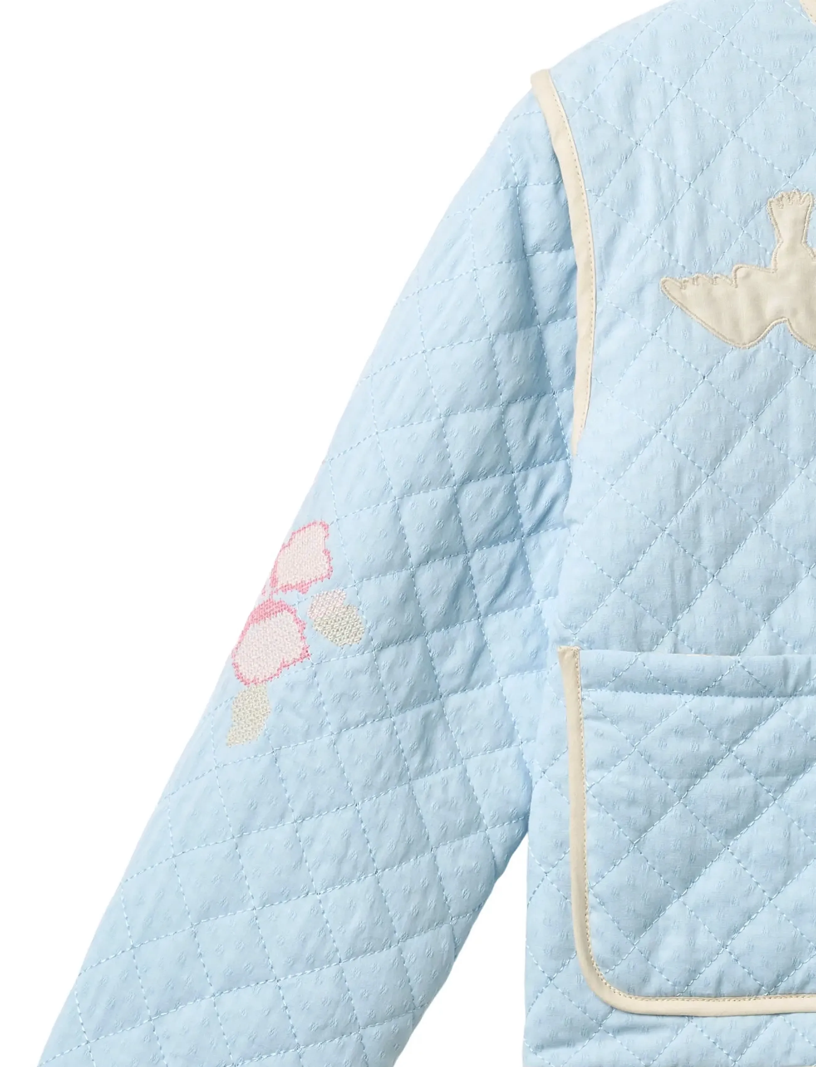 Copenhagen Colors - QUILTED JACKET - quilted jassen - lt. blue comb. - 2
