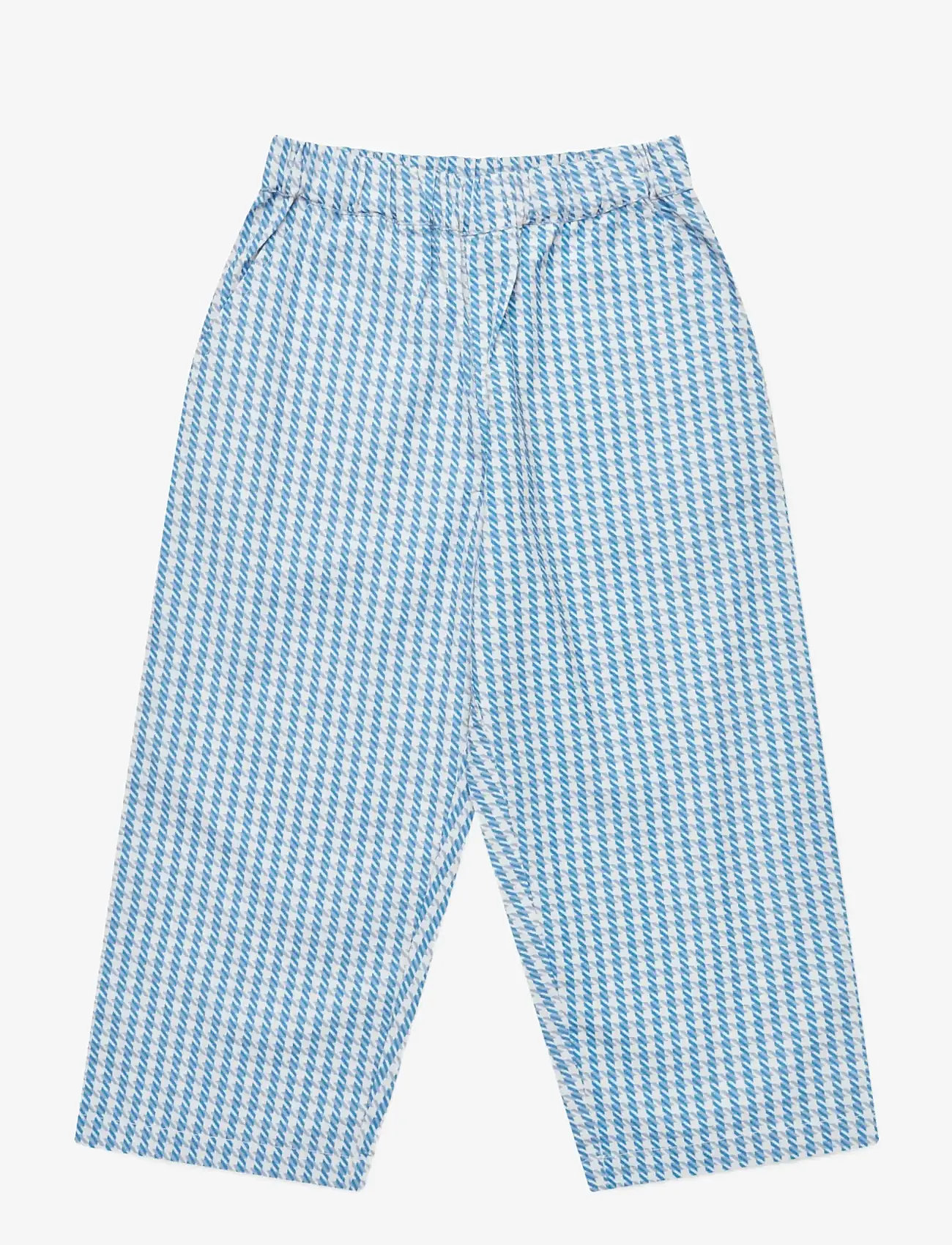 Copenhagen Colors - HOUNDSTOOTH PANTS - laveste priser - blue houndstooth mini - 1