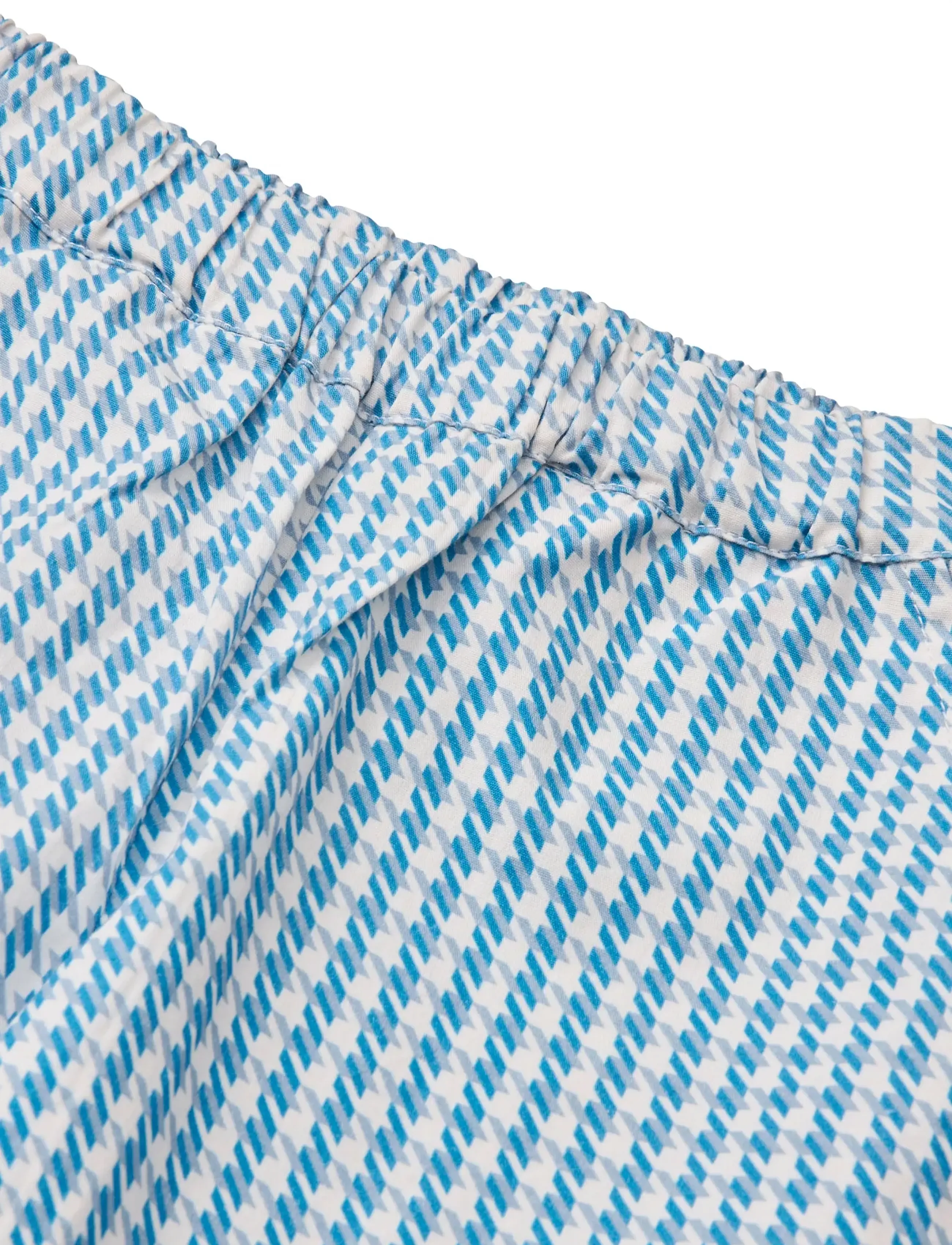Copenhagen Colors - HOUNDSTOOTH PANTS - die niedrigsten preise - blue houndstooth mini - 5