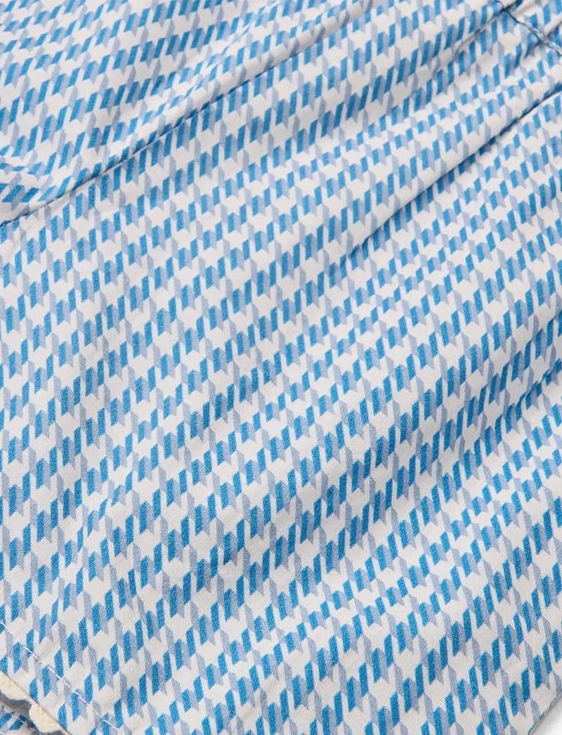 Copenhagen Colors - HOUNDSTOOTH DECO SET - sæt med kortærmet t-shirt - blue houndstooth mini - 4