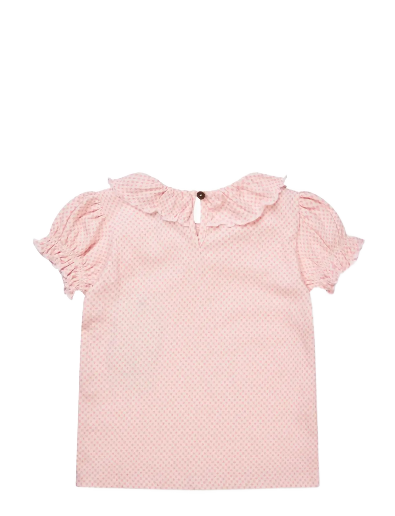 Copenhagen Colors - CREPE TEE W. FRILL COLLAR - bluser & tunikaer - pink comb. - 1
