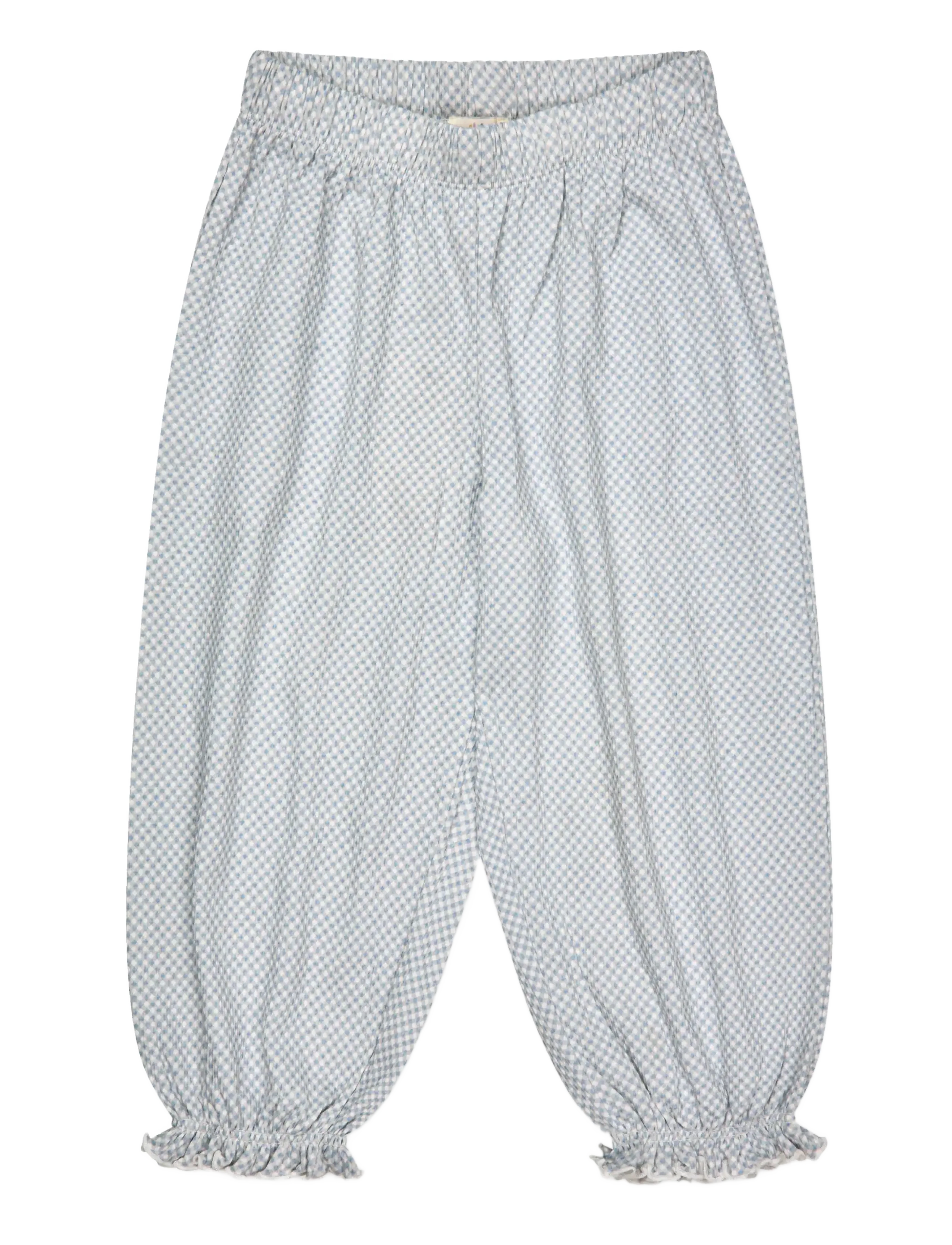 Copenhagen Colors CREPE PANTS - Kleidung - DUSTY BLUE COMB. / blue