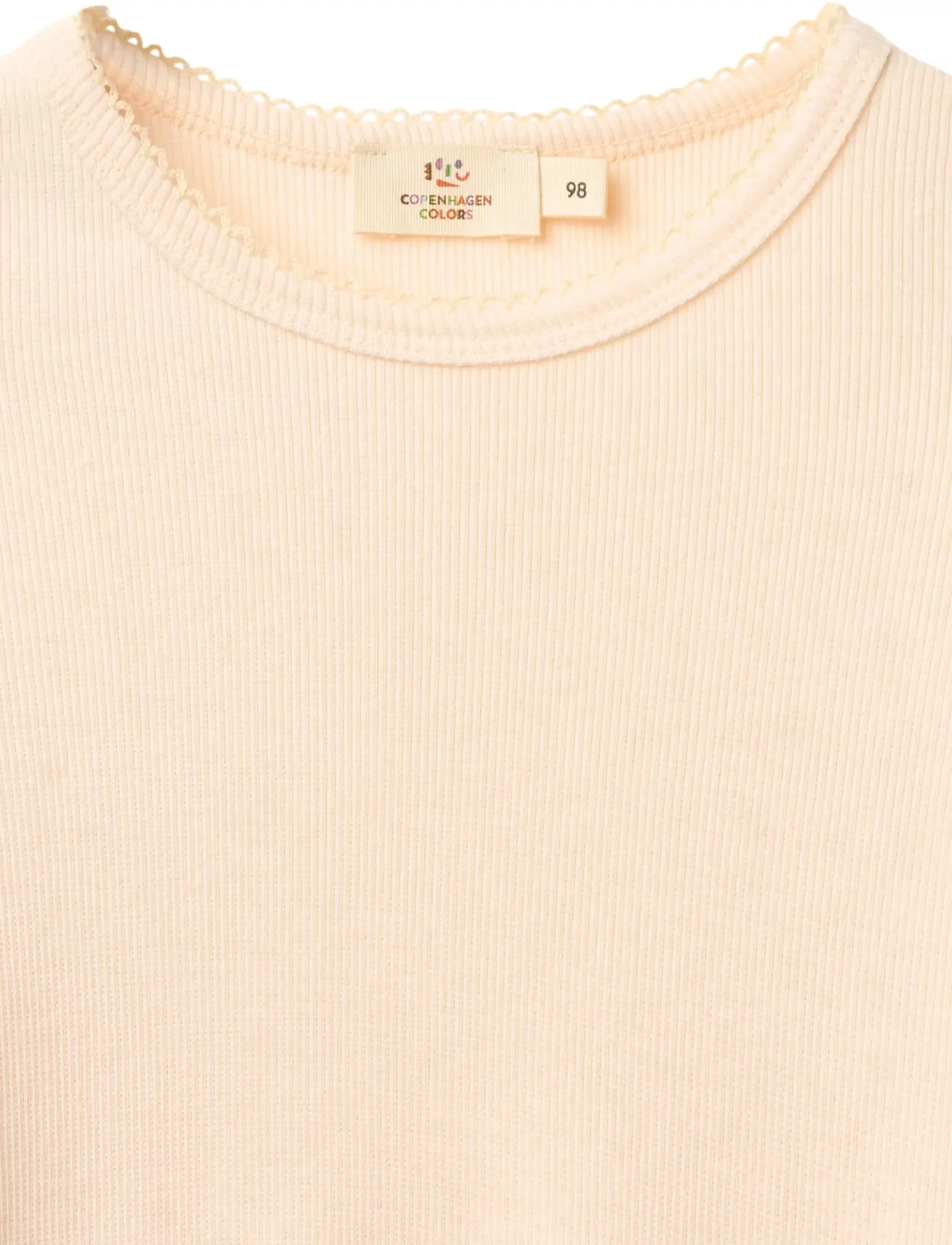 Copenhagen Colors - MODAL RIB LS TEE W. PICOT - pikkade varrukatega t-särgid - dusty rose - 2