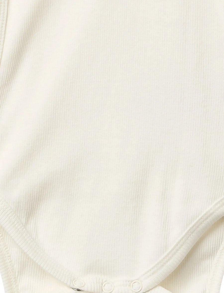 Copenhagen Colors - MODAL RIB CROSS OVER BODY W. LS - langærmede bodyer - cream - 2